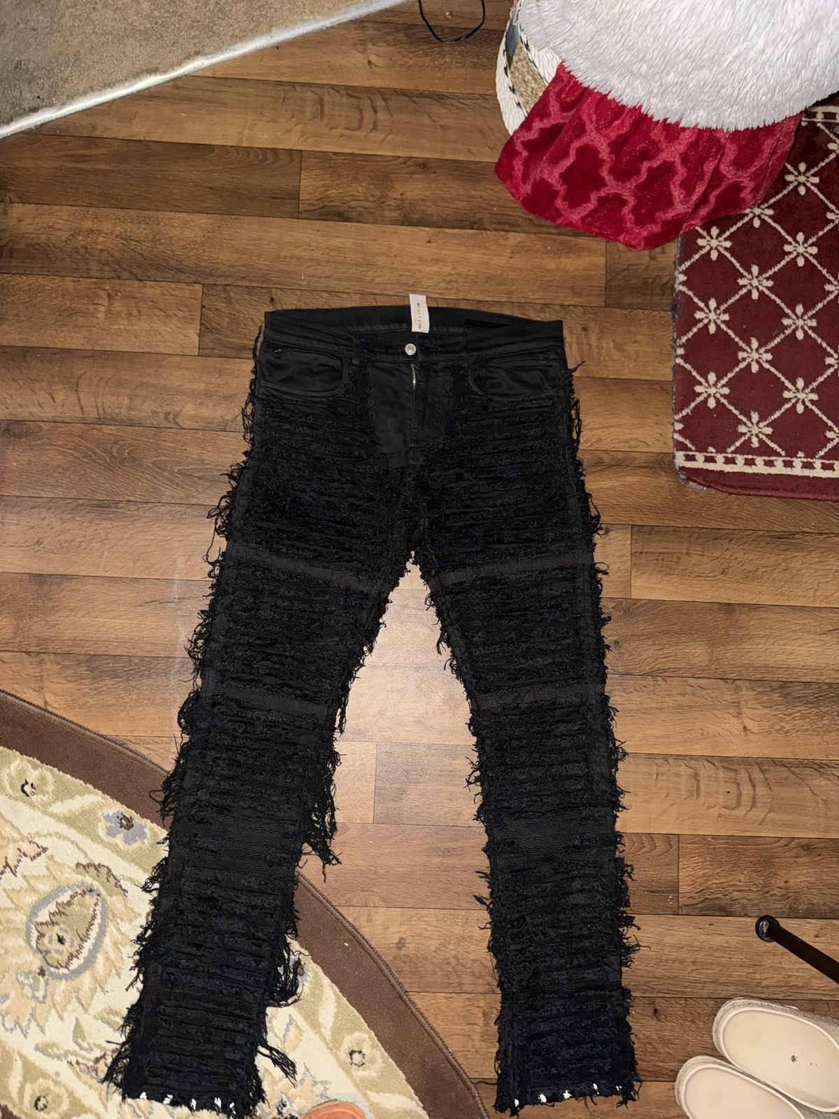 1017 ALYX 9SM × Blackmeans 1017 Alyx x Blackmeans Distressed denim Size US 32 / EU 48 - 6 Thumbnail
