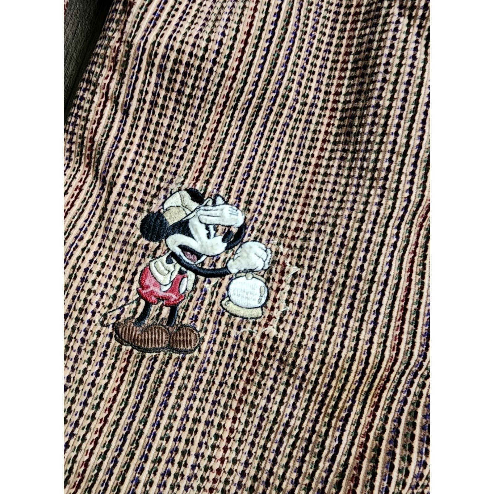 Disney VINTAGE Disney Goofy Mickey Mouse Outdoors Corduroy Shirt Mens M Brown 90s Cartoon Button-Up Size US M / EU 48-50 / 2 - 7 Thumbnail