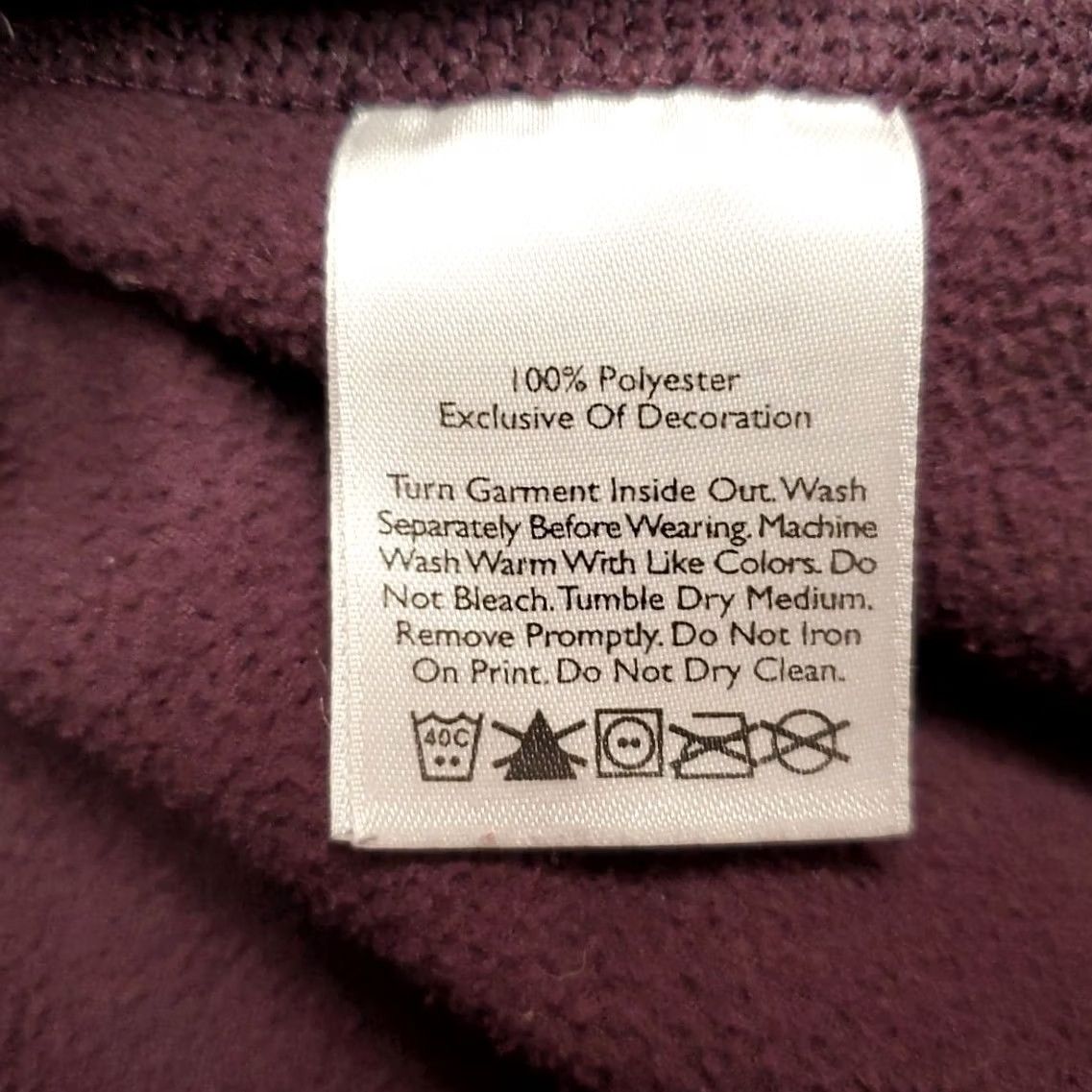 Eddie Bauer Eddie Bauer First Ascent Sweater Women S Purple 1/4 Zip Fleece Outdoors Gorp Size S / US 4 / IT 40 - 5 Thumbnail