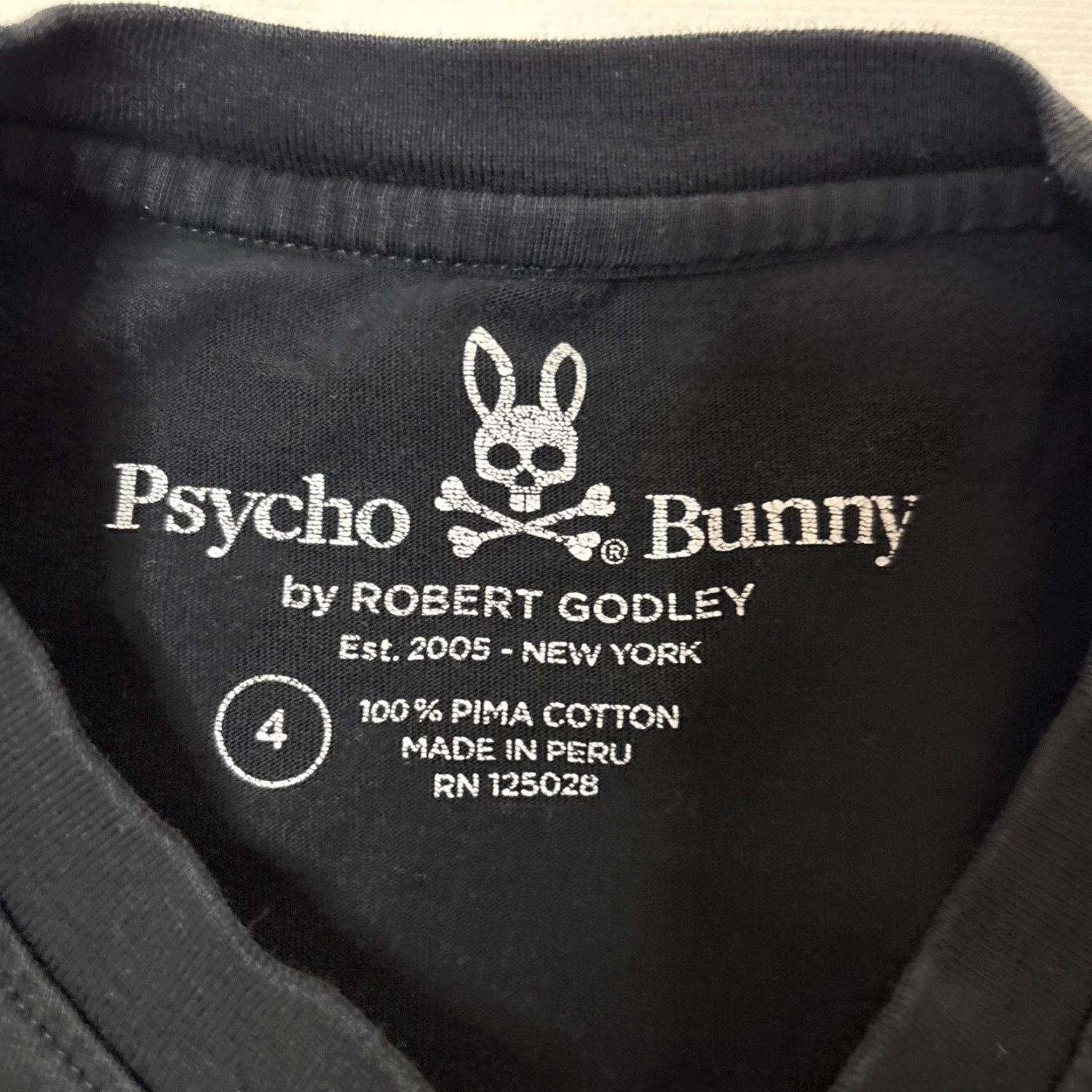 Psycho Bunny Psycho Bunny T Shirt Men’s 4 Large Black Pima Cotton Neon Graphic Stencil Logo Mens Size US S / EU 44-46 / 1 - 4 Thumbnail