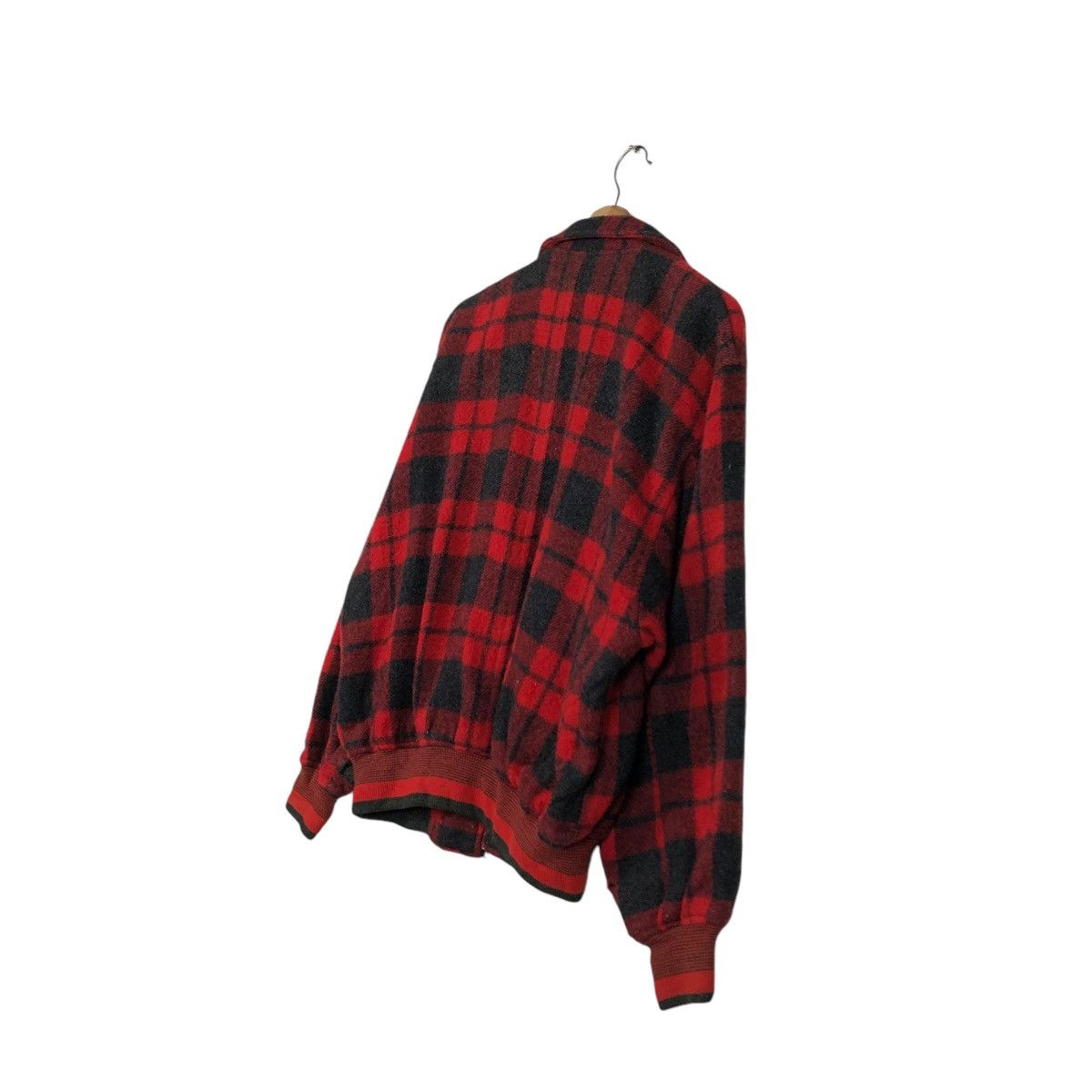 Japanese Brand VINTAGE WOOL HERRINGBONE BOMBER JACKET MESSAGE ISSEY MIYAKE Size US M / EU 48-50 / 2 - 12 Thumbnail