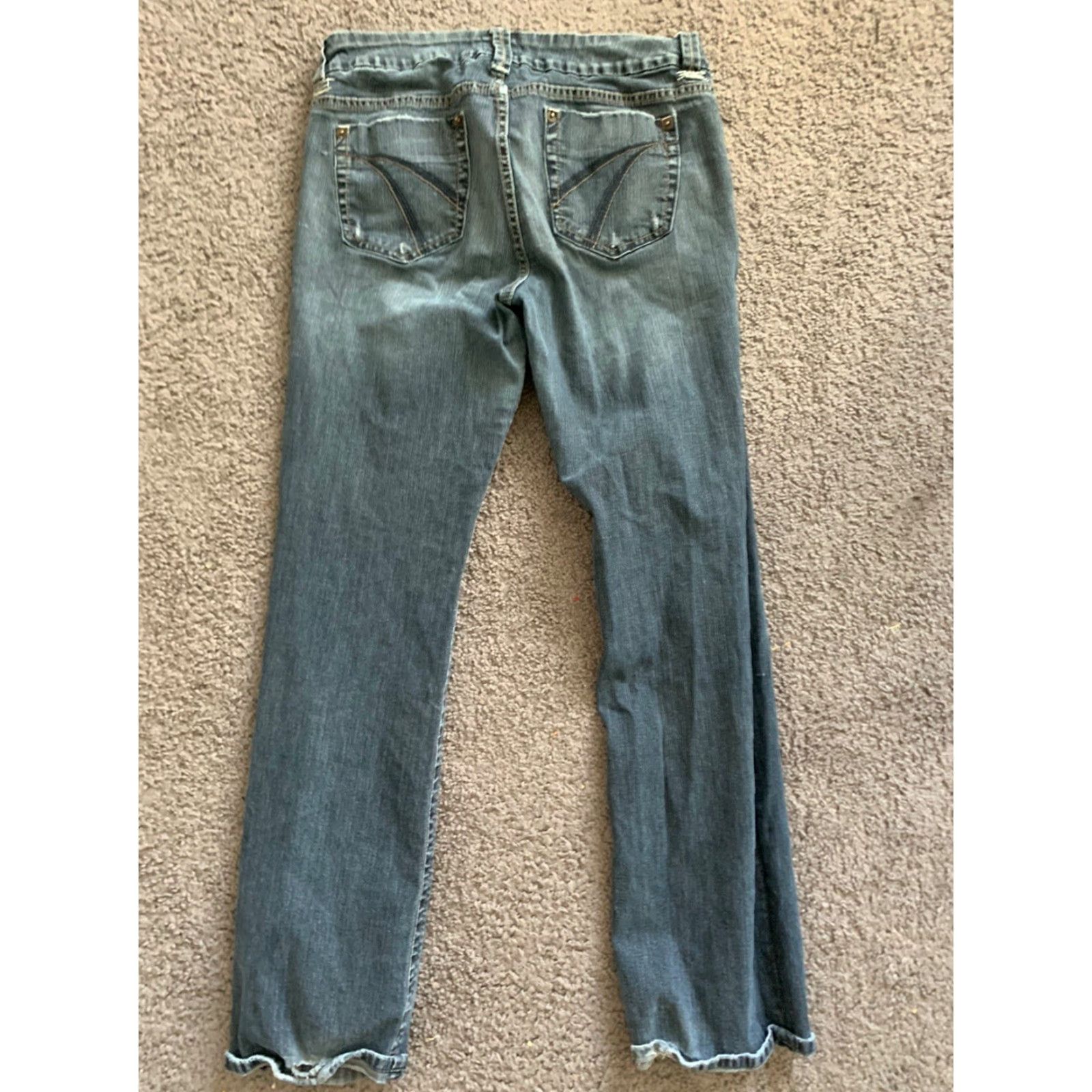 Torrid TORRID Denim Jeans Women Size 12 Dark Wash Straight Leg Comfort Stretch Pockets Classic Blue Size 34" / US 12 / IT 48 - 4 Thumbnail
