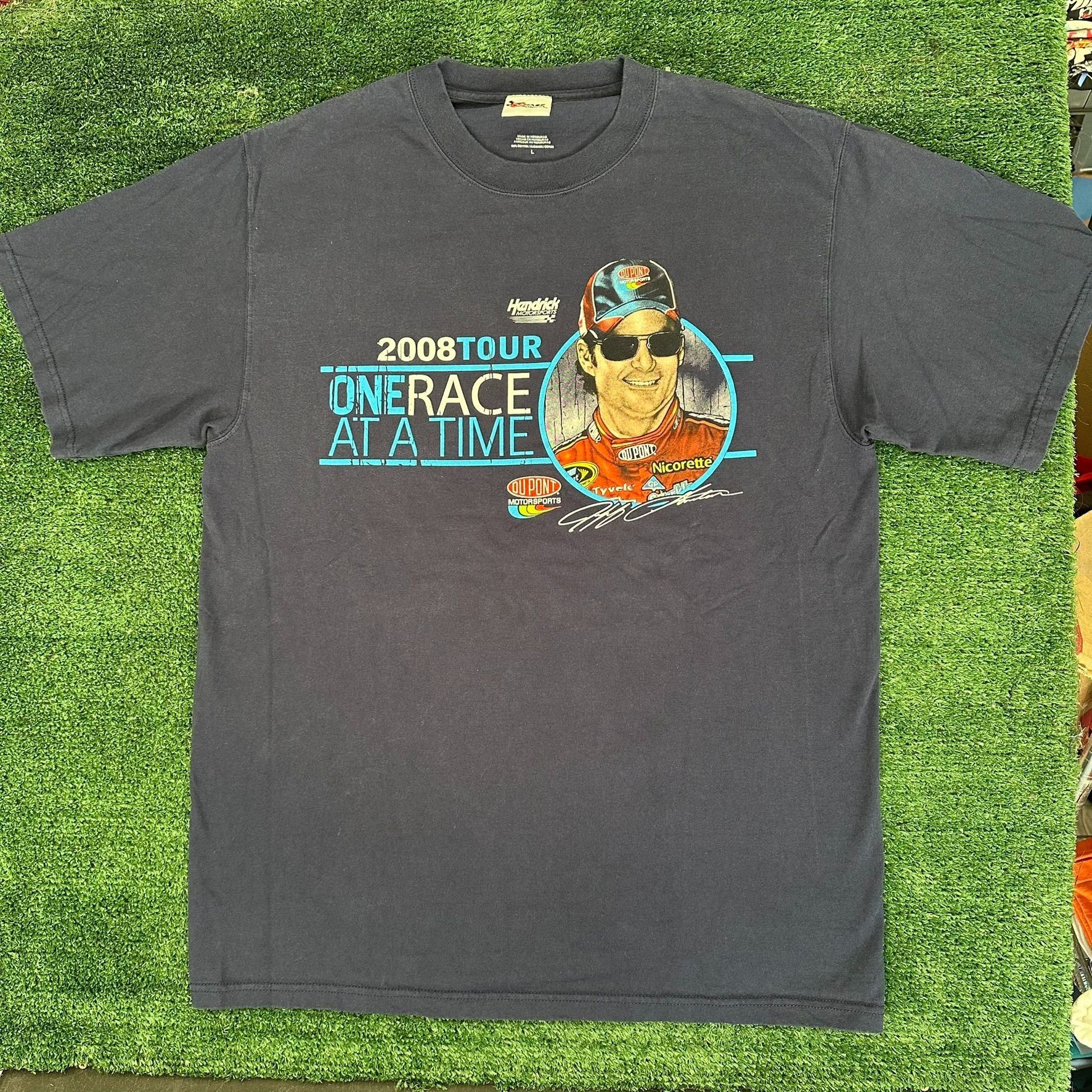 NASCAR Vintage Y2K NASCAR Jeff Gordon T-Shirt Racing 2008 Tour Chas Size US L / EU 52-54 / 3 - 1 Thumbnail
