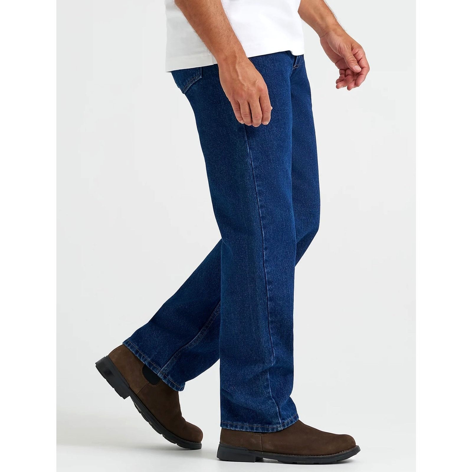 Wrangler Wrangler Authentic Mens Classic Straight Fit Jean Blue 40x30 Size US 40 / EU 56 - 4 Thumbnail