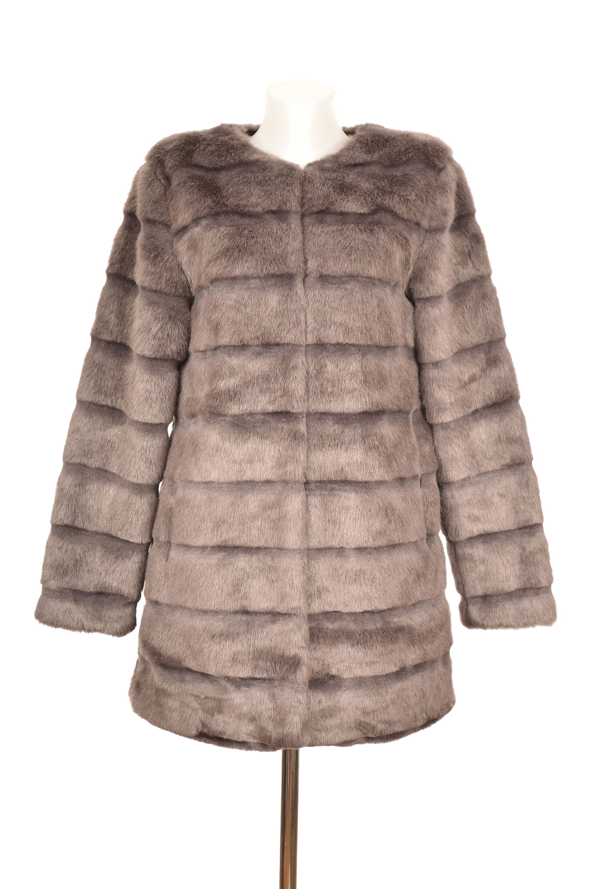 Diane von Furstenberg Diane Von Furstenberg Faux Fur Coat Jacket Size S / US 4 / IT 40 - 1 Thumbnail