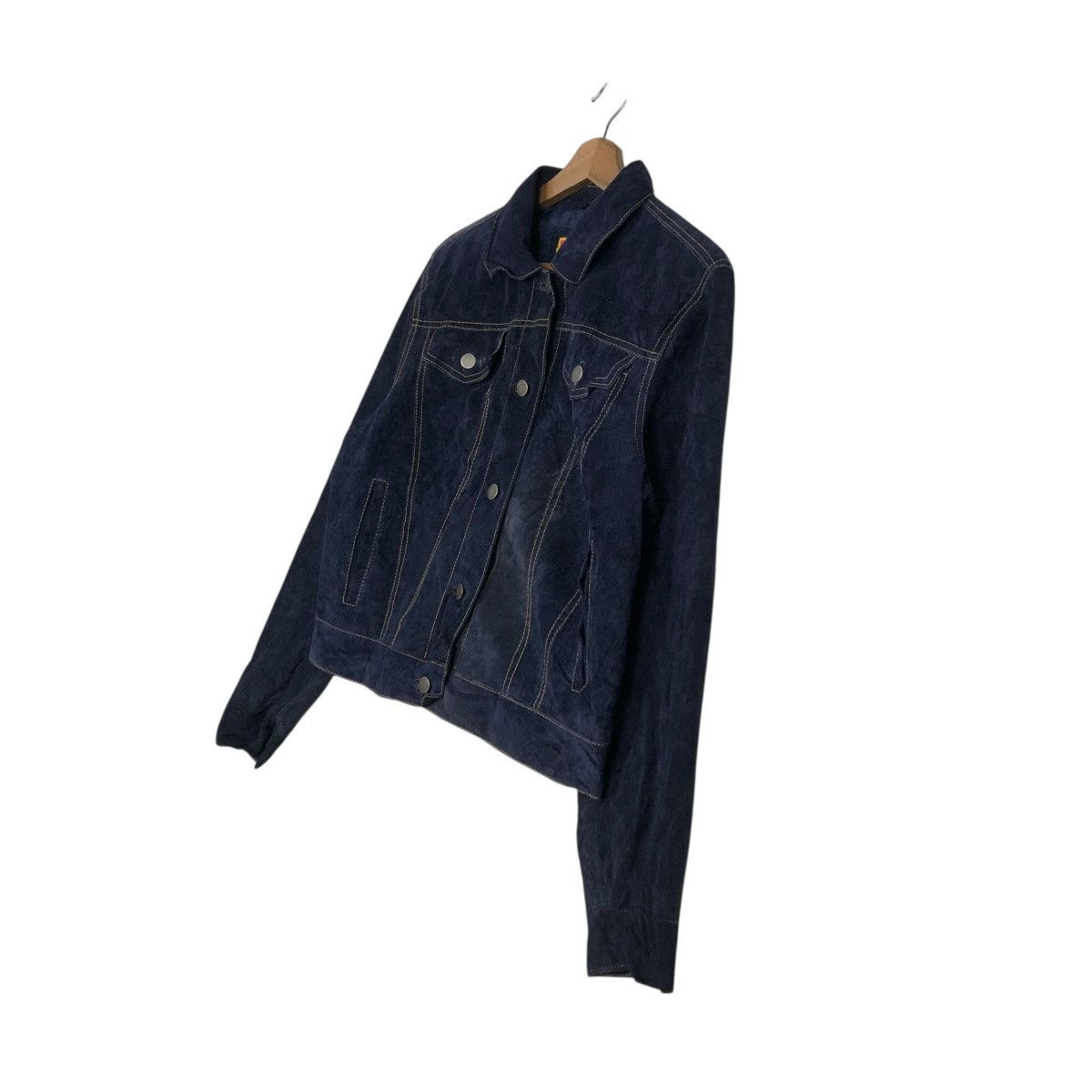 Isaac Mizrahi 🔥VINTAGE CROPPED GENUINE LEATHER JACKET BIKER ISAAC MIZRAHI Size L / US 10 / IT 46 - 9 Thumbnail