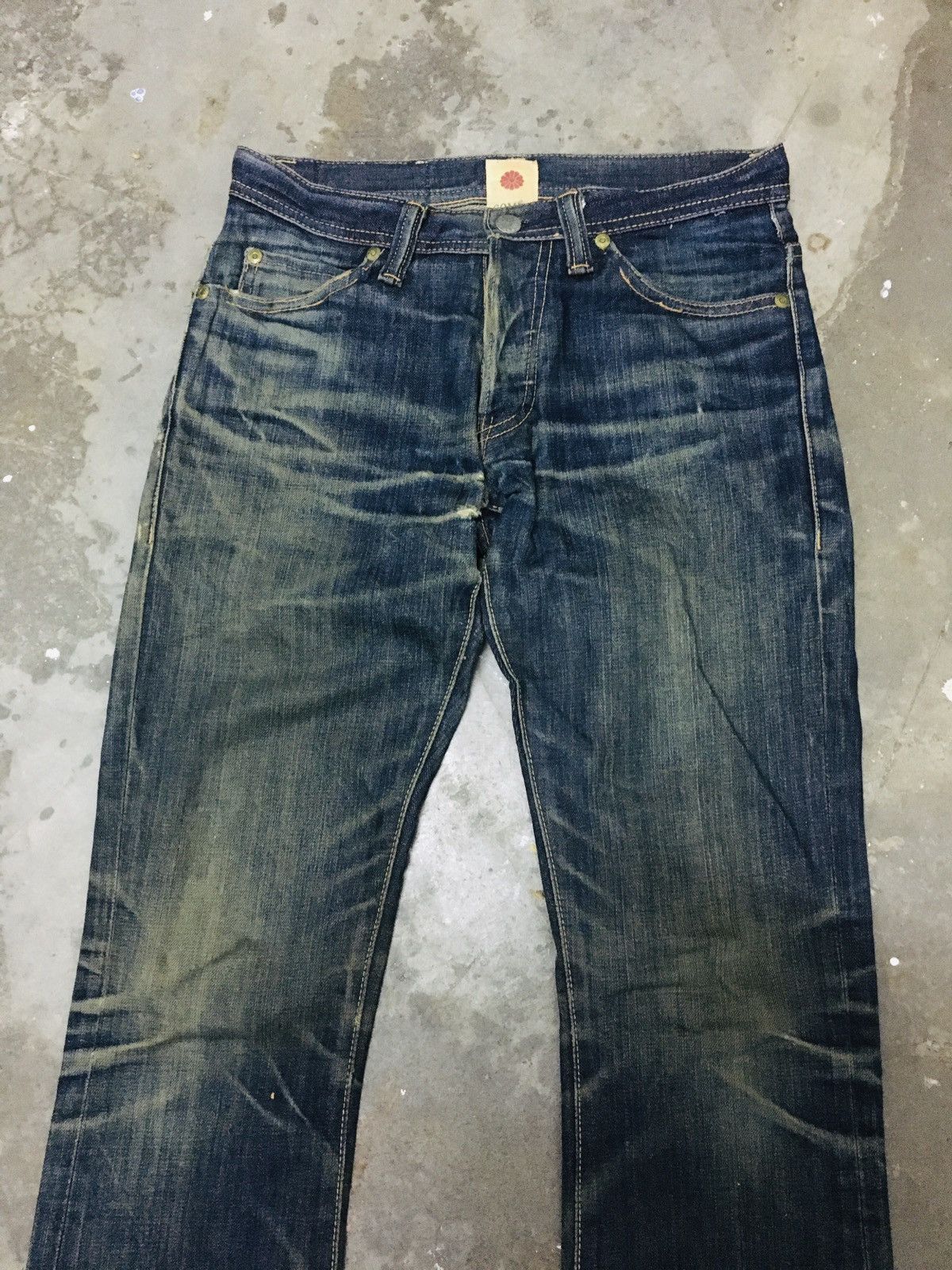 If Six Was Nine Somet Distressed Flare Jeans (15) Size 28" / US 6 / IT 42 - 5 Thumbnail