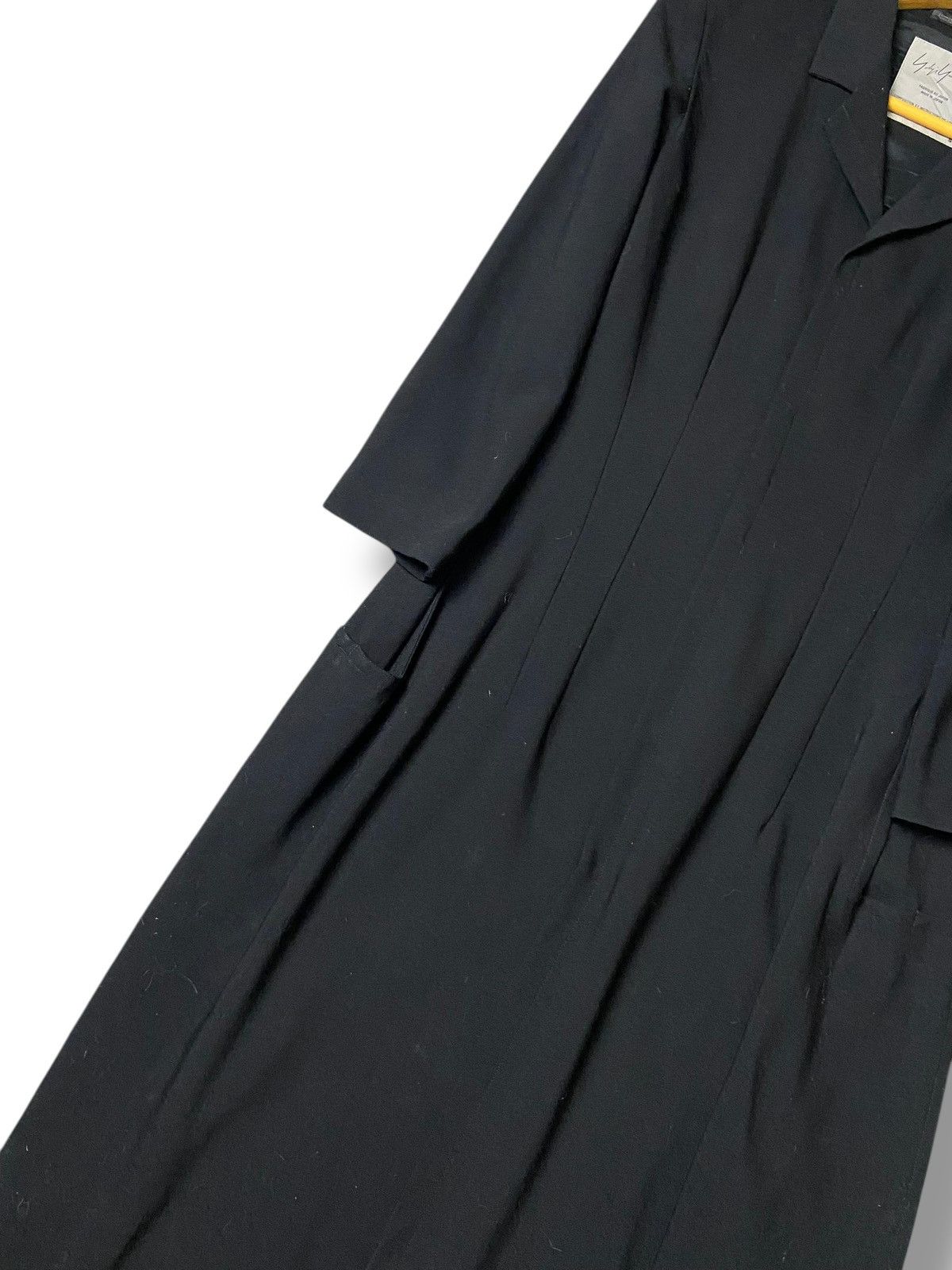 Yohji Yamamoto Vintage YOHJI YAMAMOTO Hidden Button Long Coat (130) Size XXS / US 00 / IT 34 - 7 Thumbnail
