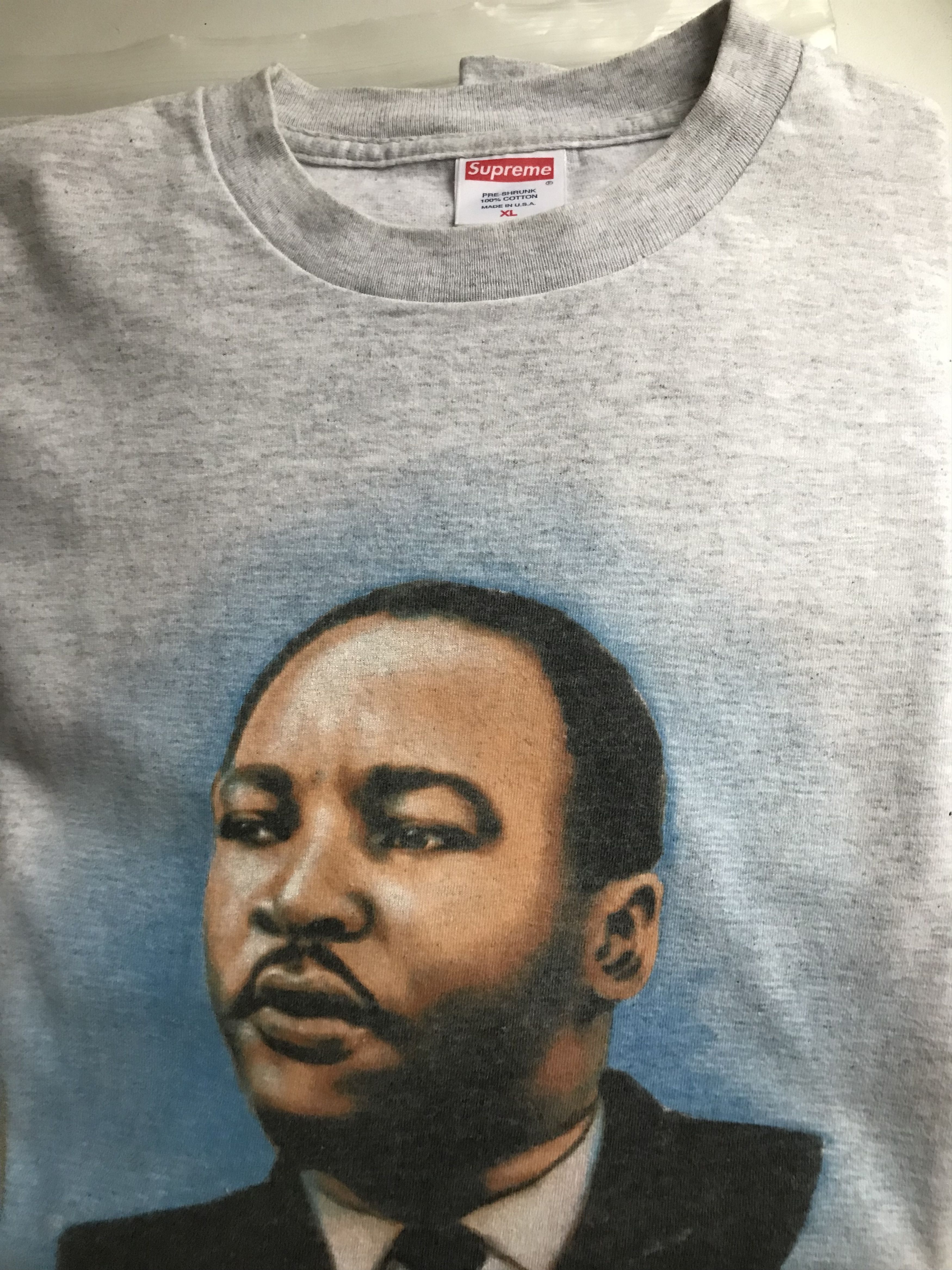 Supreme Martin Luther King - MLK Airbrush T-Shirt SS/03 Size US XL / EU 56 / 4 - 2 Thumbnail