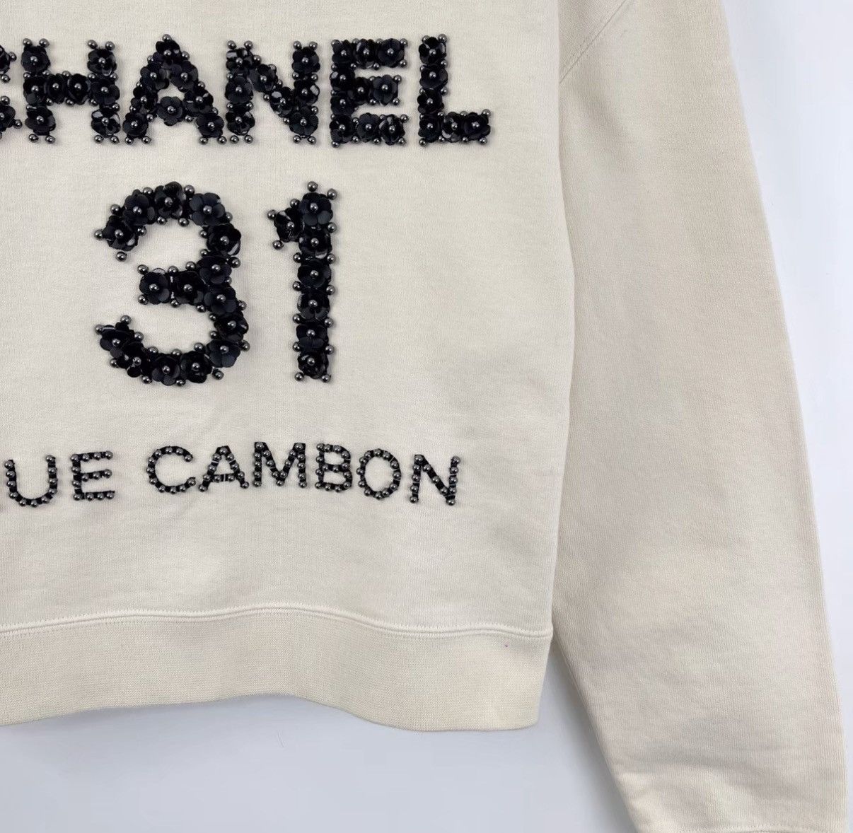 Chanel Chanel Collection Letter Camellia Beaded Sweatshirt K12 Size XS / US 0-2 / IT 36-38 - 5 Thumbnail