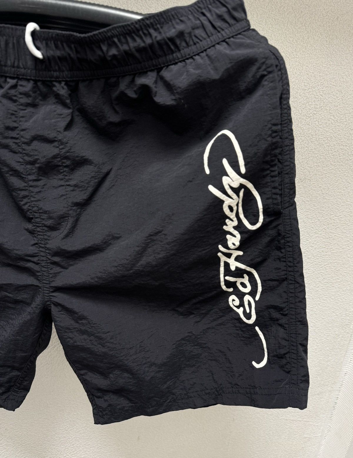 Ed Hardy Ed Hardy black nylon shorts M dz Size US 32 / EU 48 - 4 Thumbnail