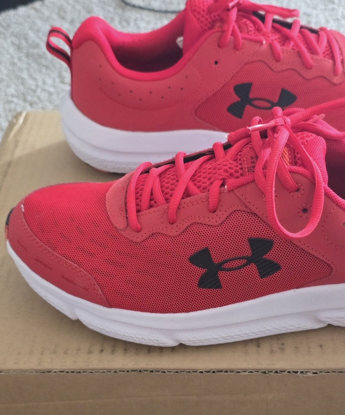 Under Armour Under Armour Charged Assert 10 Red/Black Shoes Size 13 Size US 13 / EU 46 - 4 Thumbnail