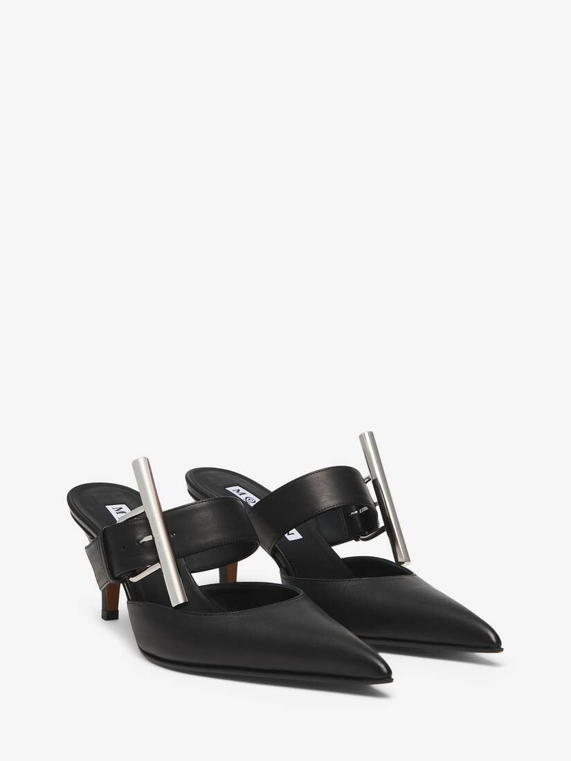 Alexander McQueen o1w1db10925 Birdee Mule in Black Size US 11 / IT 41 - 2 Thumbnail