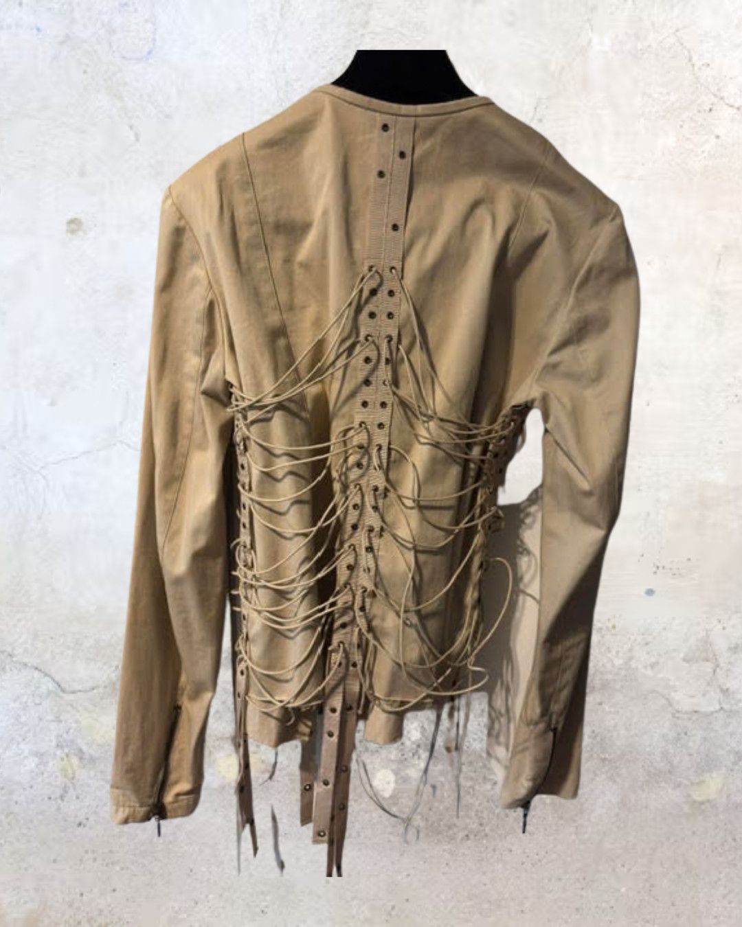 plein sud Plein Sud bondage corset blouse Faycal Amor project SS 2003 Size S / US 4 / IT 40 - 2 Thumbnail