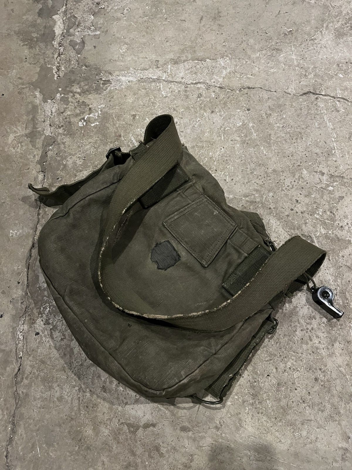 Vintage Vintage Military OD green canvas waist pack Size ONE SIZE - 5 Thumbnail