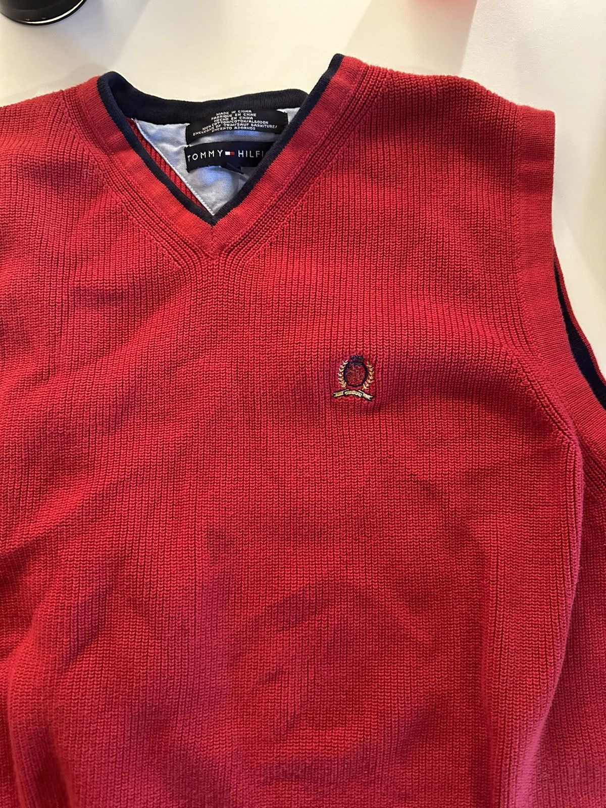 Tommy Hilfiger × Vintage Tommy Hilfiger Sweater Vest Size US M / EU 48-50 / 2 - 5 Thumbnail