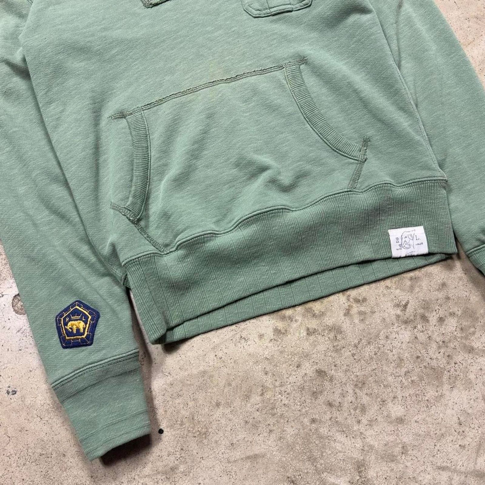 Japanese Brand × Polo Ralph Lauren Polo Ralph Lauren Military Green Streetwear Sweater Cardigan Size US M / EU 48-50 / 2 - 2 Thumbnail