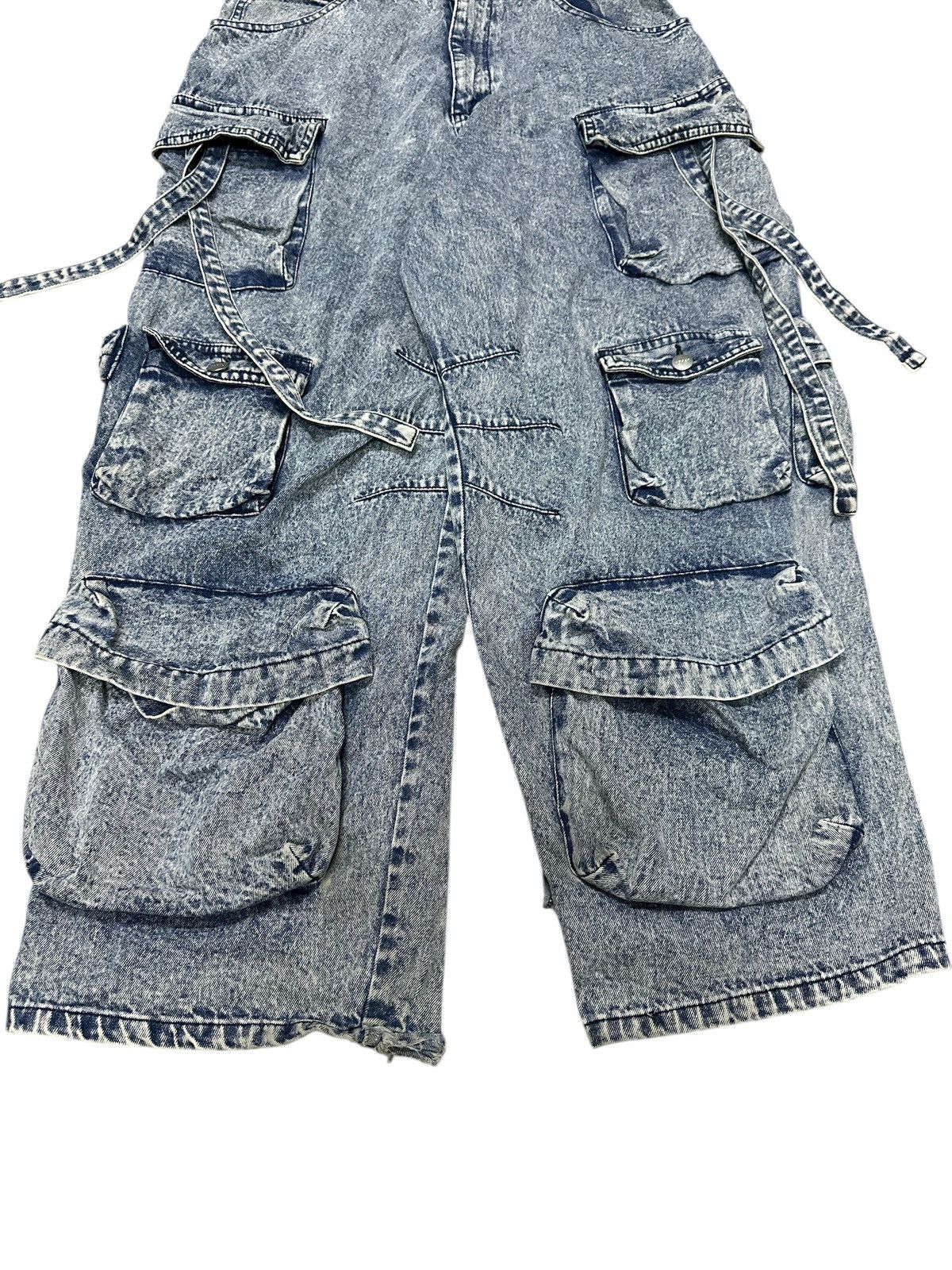 Kapital Six Pocket Baggy Arde Eror Denim Acid Wash . Size US 32 / EU 48 - 3 Thumbnail