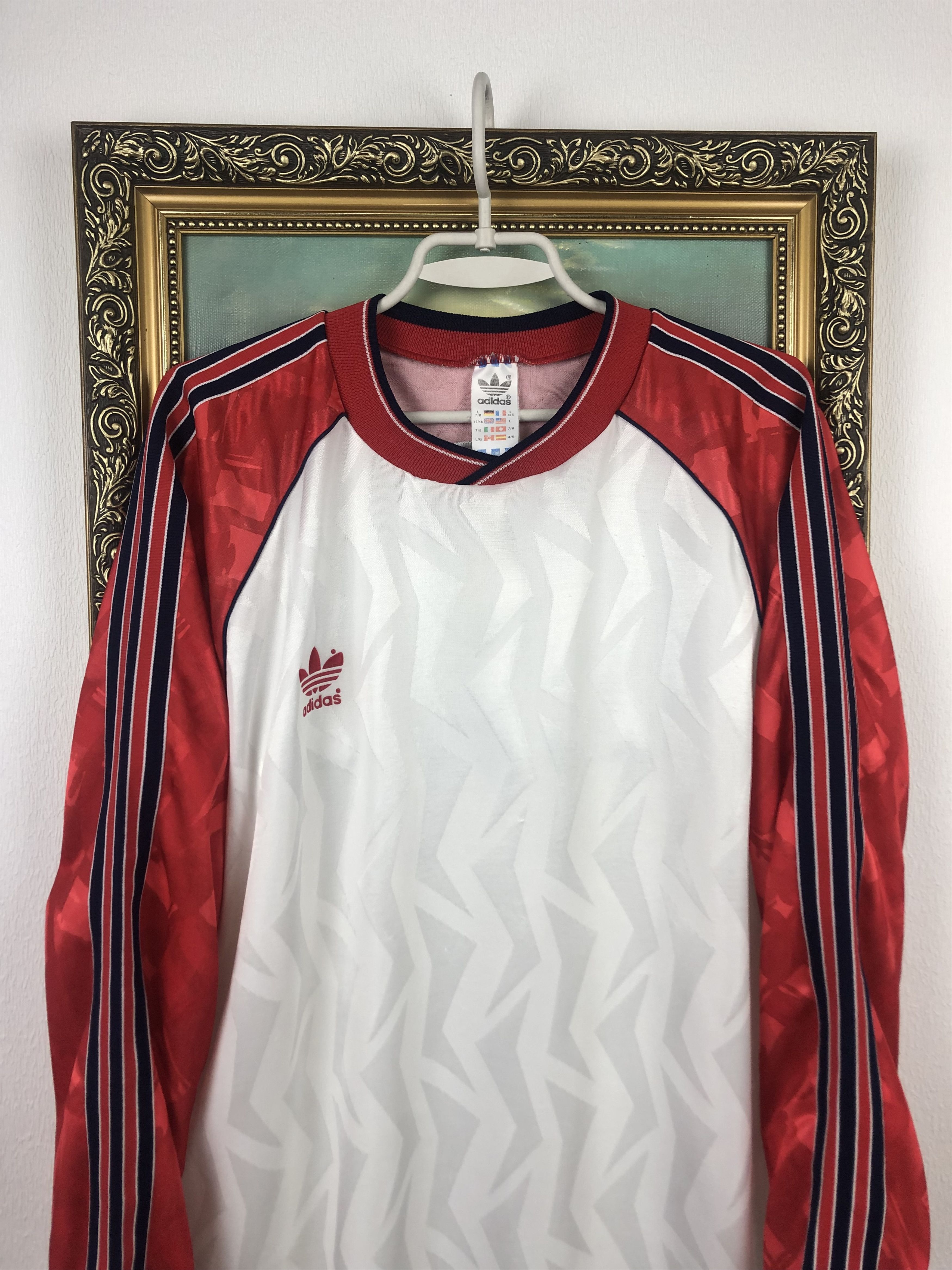 Adidas Vintage Czechoslovakia Template football shirt Long Sleeve Size US L / EU 52-54 / 3 - 2 Thumbnail