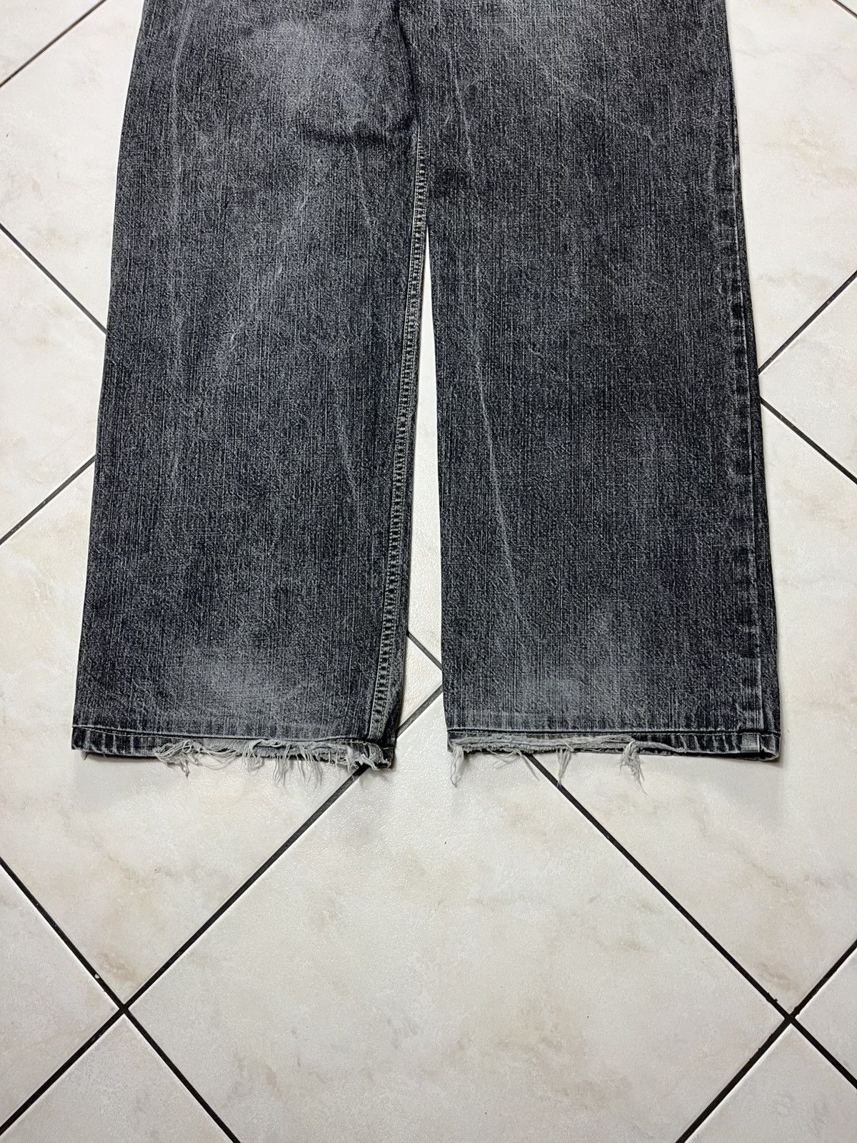Diesel × Vintage Vintage Diesel baggy distressed denim y2k wide pants washed Size US 36 / EU 52 - 16 Thumbnail