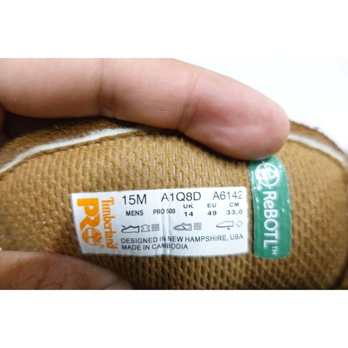 Timberland TIMBERLAND Gritstone 6" SteelToe Brown Men Work Boots 15M