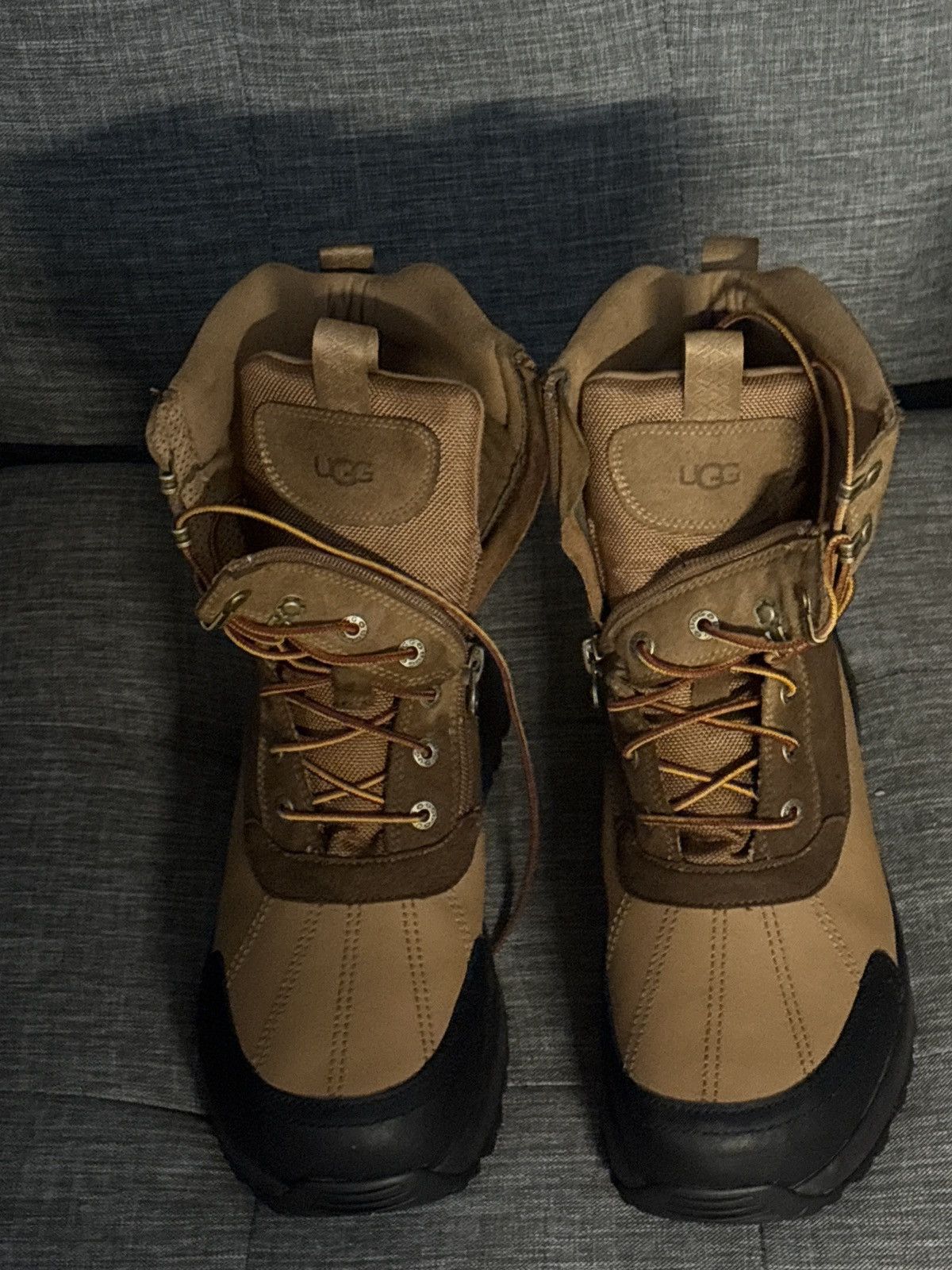 Ugg Men's Ugg Emmett Duck Boot Hi Chestnut Size US 11.5 / EU 44-45 - 2 Thumbnail