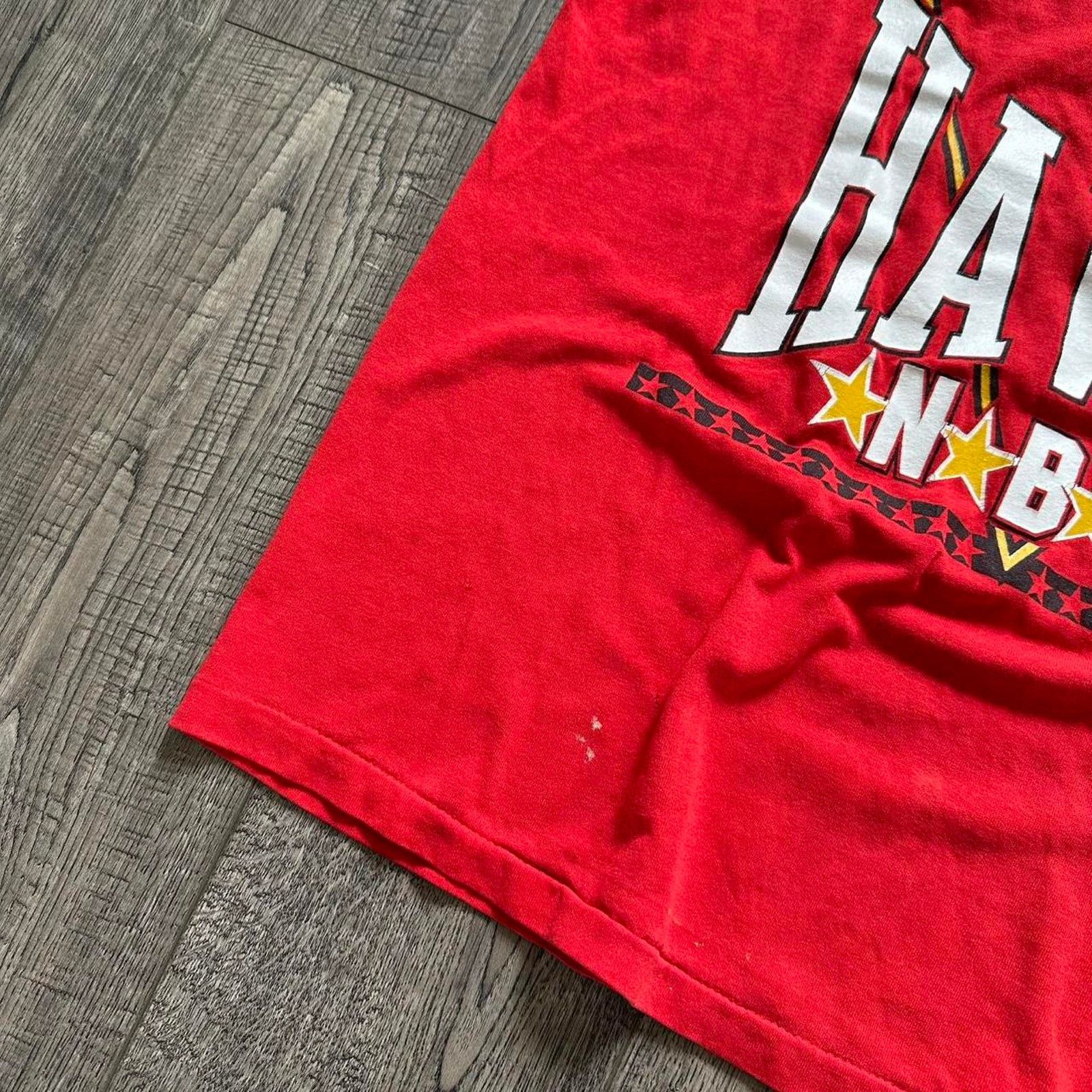 Logo 7 × NBA × Vintage Vintage 80s Logo 7 NBA Atlanta Hawks Basketball Tee Shirt Size US L / EU 52-54 / 3 - 5 Thumbnail