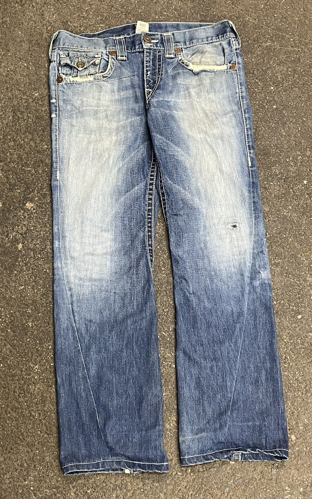 True Religion True religion baggy fit denim skater hype rare chief keef Size US 36 / EU 52 - 6 Thumbnail