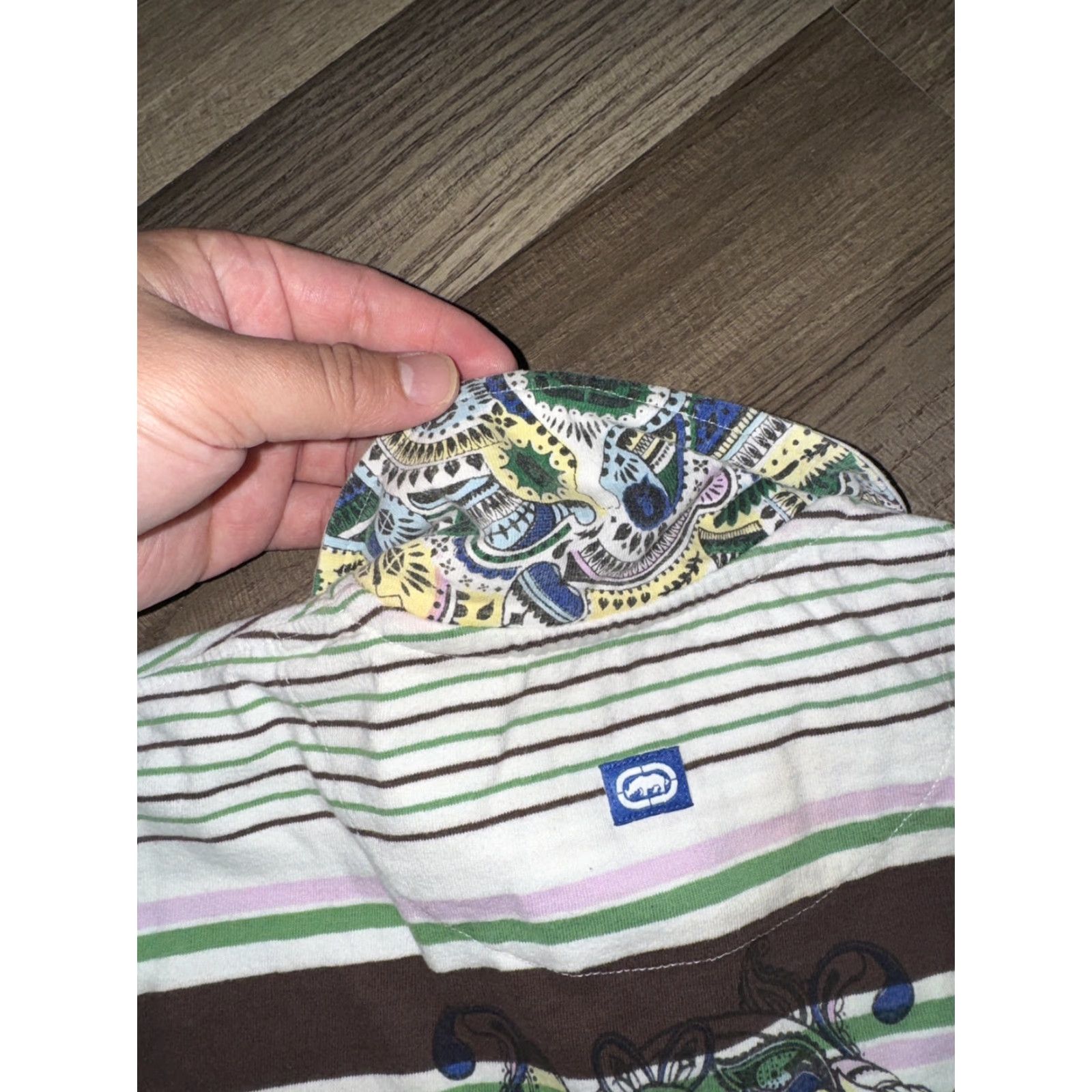 Ecko Unltd. VINTAGE Ecko Unltd Polo Shirt Stripes White M Mens Polo Shirt Medium 20.5x25.5 Size US M / EU 48-50 / 2 - 7 Thumbnail