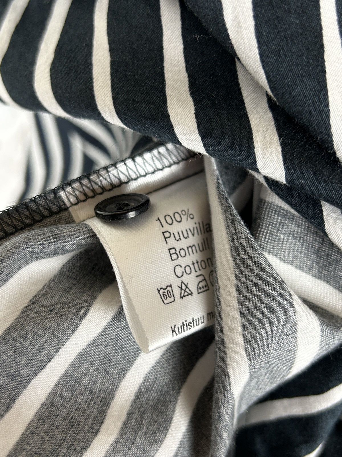 Marimekko Marimekko Jokapoika Striped Short Sleeve Button Up Shirt Size US S / EU 44-46 / 1 - 9 Thumbnail