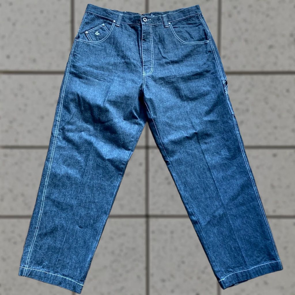 Karl Kani VINTAGE Karl Kani Jeans Mens 38x32 Black Denim Straight 5-Pocket Baggy Comfort Breathable Size US 38 / EU 54 - 1 Thumbnail