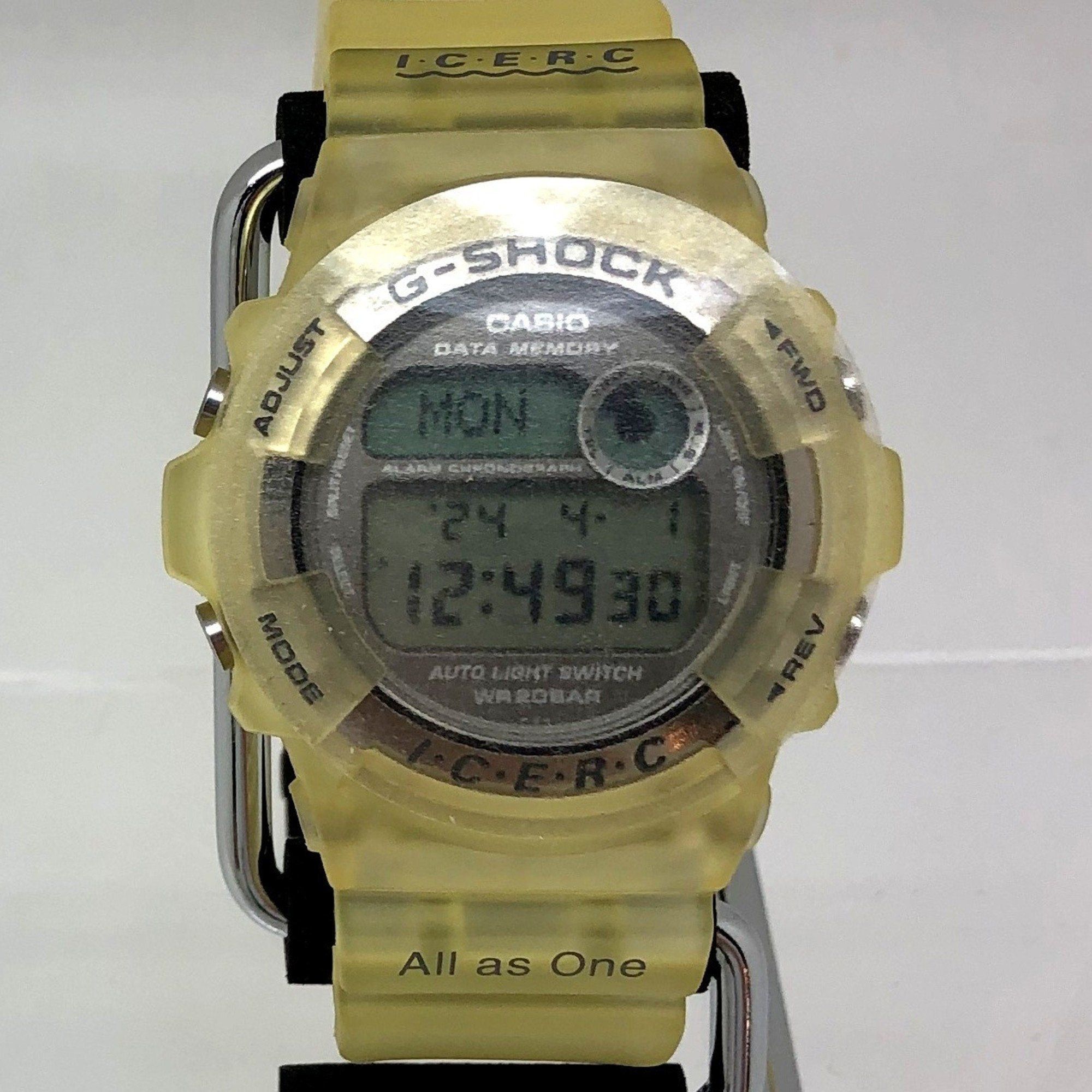 image of Casiog-Shock Watch Dw-9200K-8T Irukuji Dolphin Whale 7Th Edition Digital Quartz White Skeleton Resi