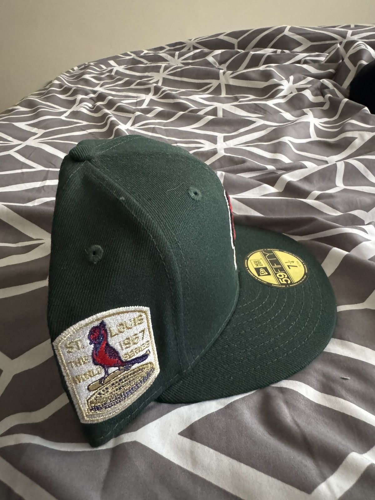 Hat Club St Louis Cardinals Fitted ‘67 WS PATCH (Ice Blue Brim) Size ONE SIZE - 2 Thumbnail