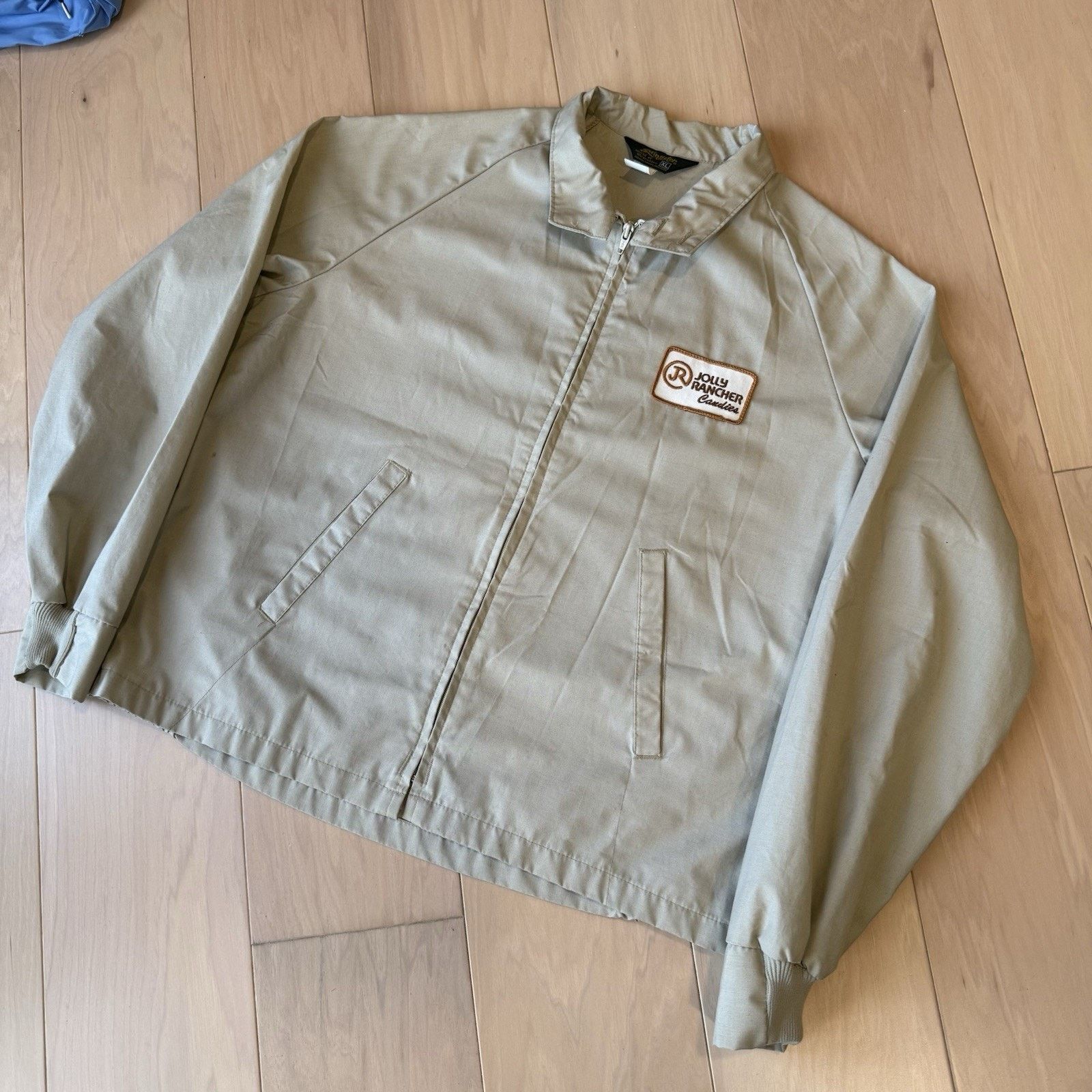 Swingster Vintage Swingster Jacket XL Khaki Full Zip 80s Made in USA Size US XL / EU 56 / 4 - 9 Thumbnail
