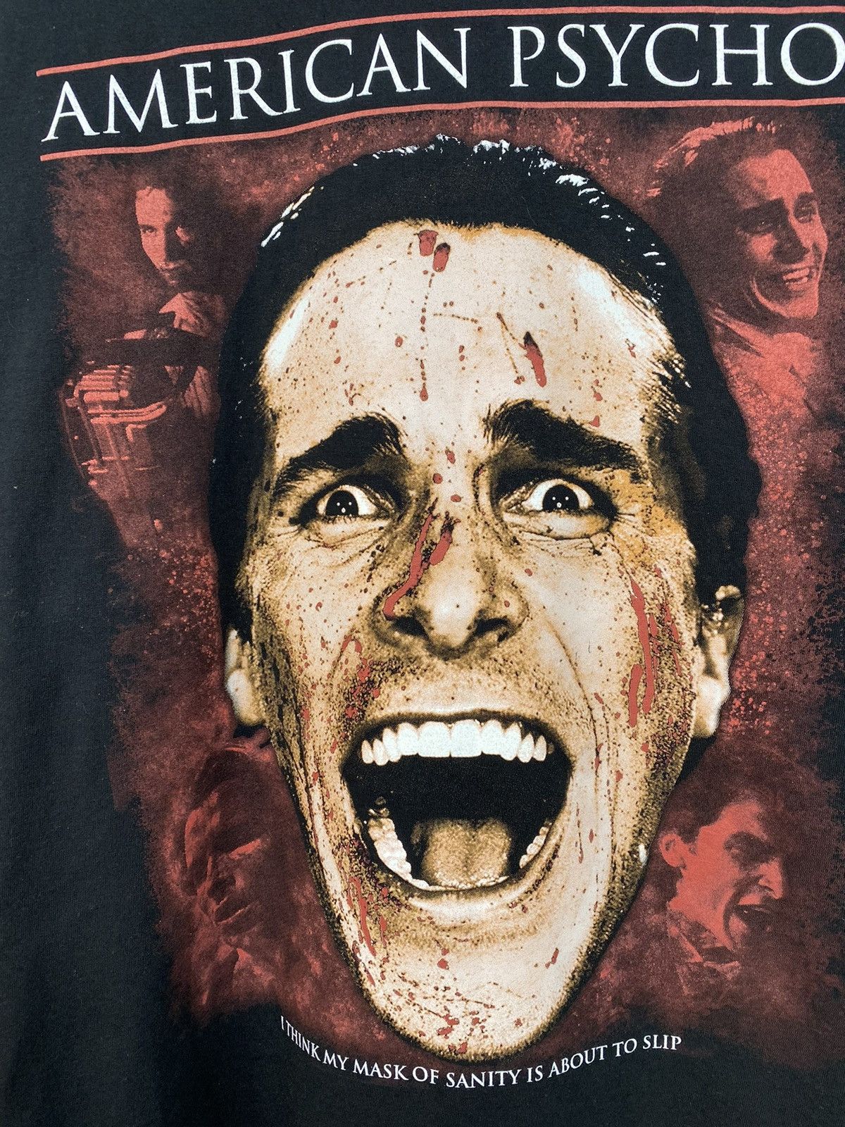 Other RARE! American Psycho Horror Movie Big Logo Christian Bale Size US XL / EU 56 / 4 - 9 Thumbnail