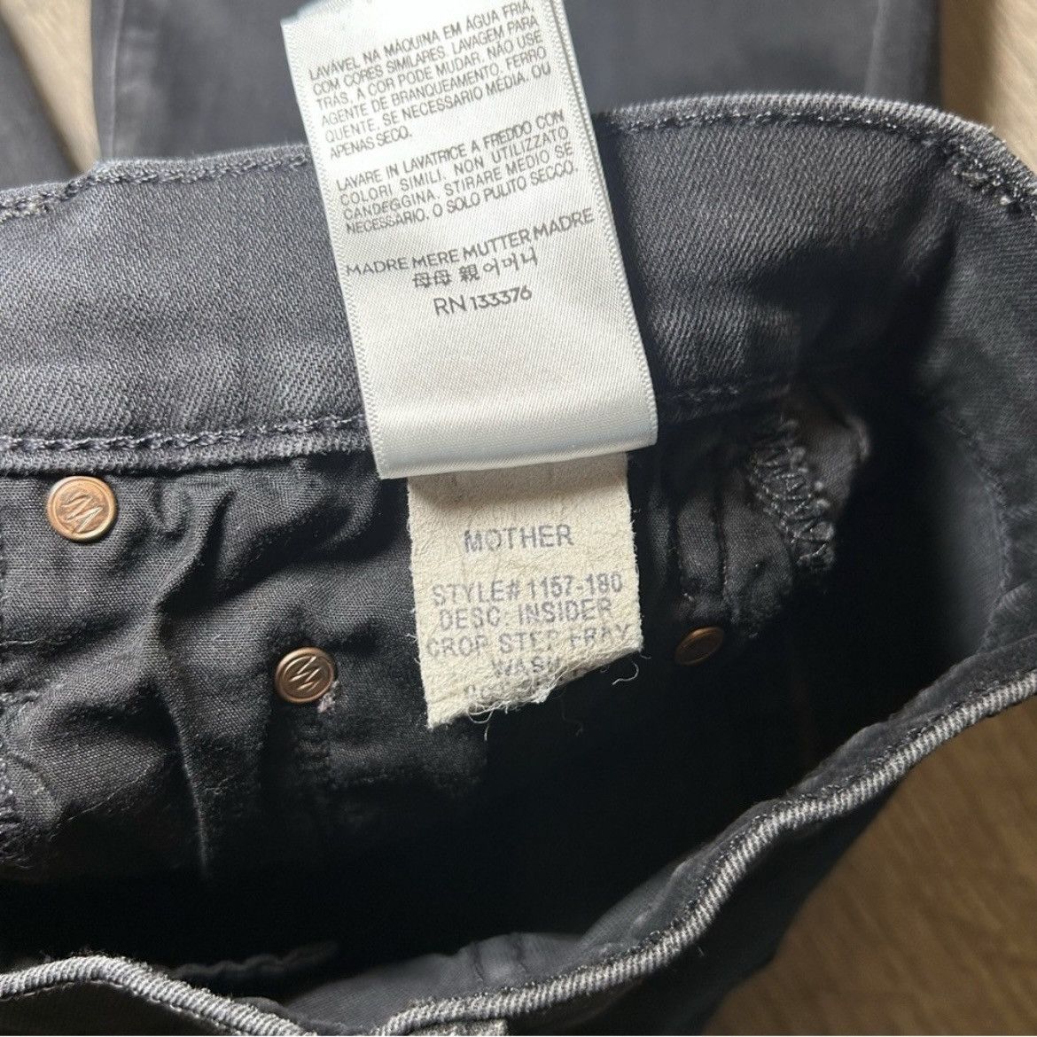 MOTHER MOTHER The Insider Crop Step Fray Not Guilty Size 26 Size 26" / US 2 / IT 38 - 5 Thumbnail