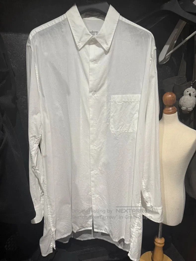 Yohji Yamamoto Yohji Yamamoto White Button Up Shirt. Size US S / EU 44-46 / 1 - 2 Thumbnail