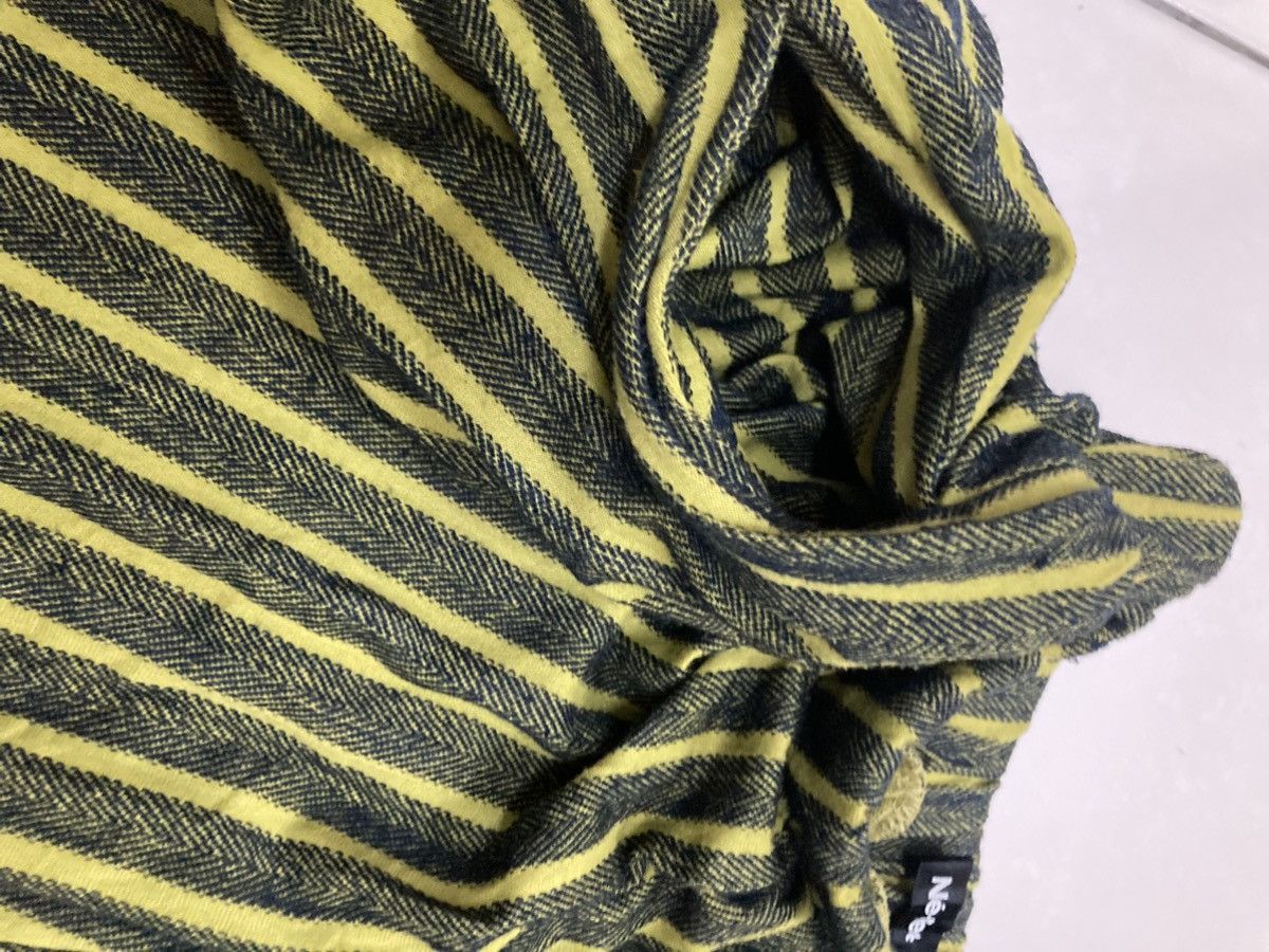 Issey Miyake × Japanese Brand × Ne-Net Issey Miyake Ne-net wide pant palazzo striped Size 36" / US 14 / IT 50 - 9 Thumbnail