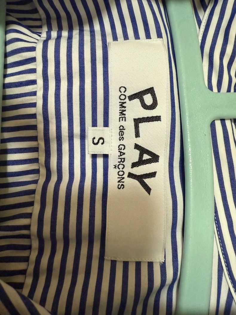 Other Comme Des Garcons Blue and white striped shirt Size US S / EU 44-46 / 1 - 2 Thumbnail
