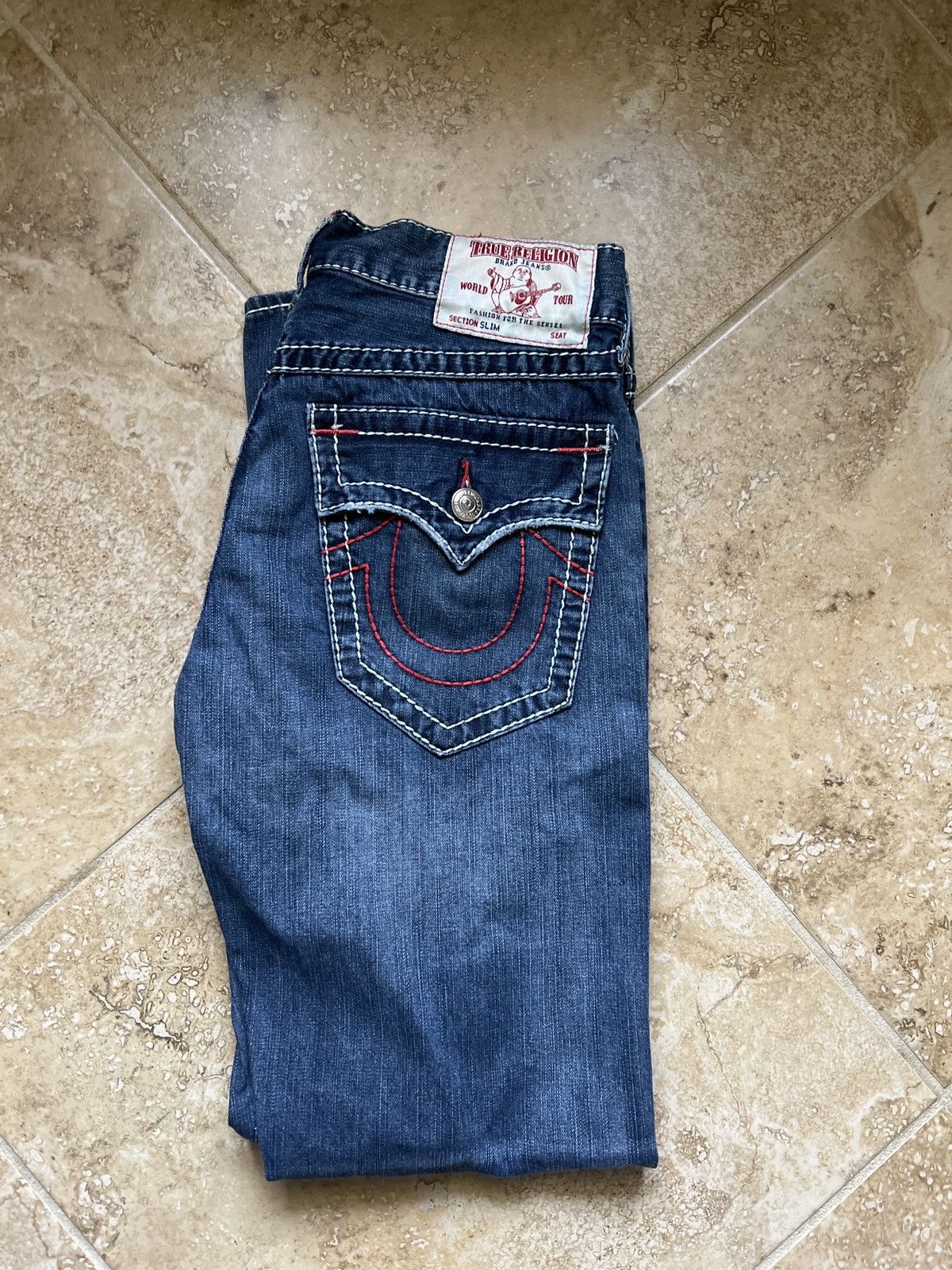 True Religion × Vintage Vintage True Religion Jeans Size US 32 / EU 48 - 3 Thumbnail