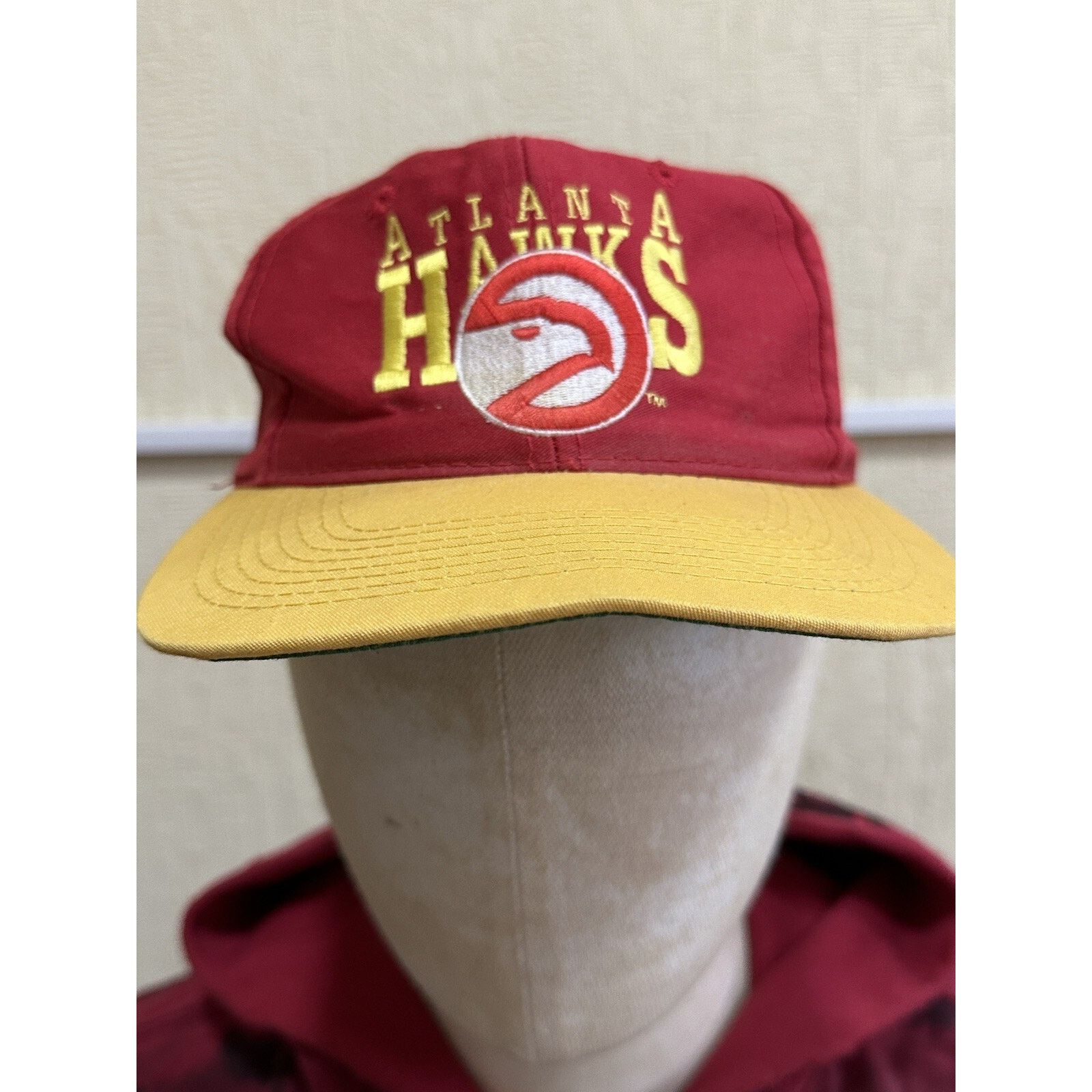 NBA Vintage 90’s Atlanta Hawks Nba Basketball SnapBack Hat Cap Size ONE SIZE - 5 Thumbnail