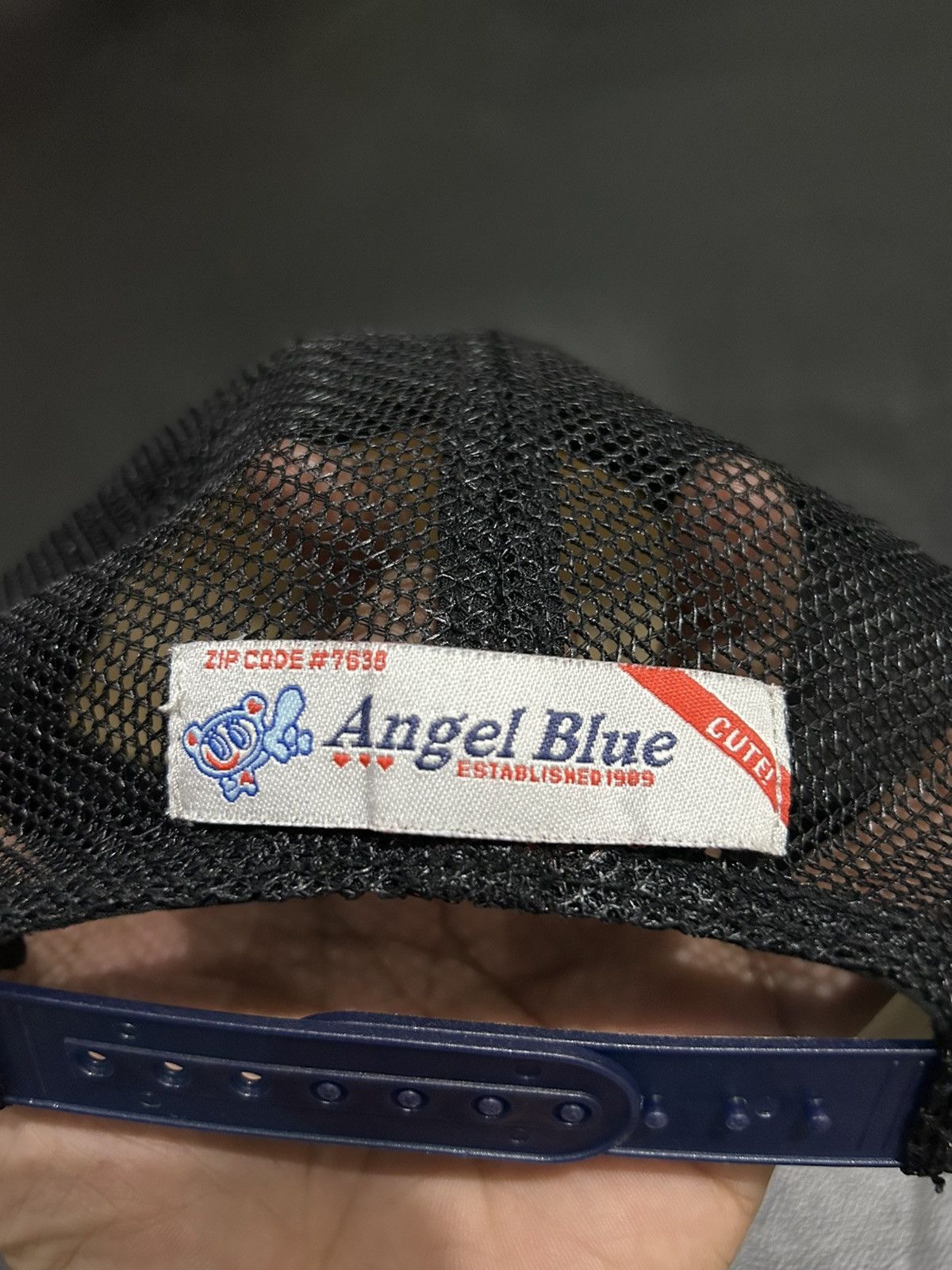 Angel Blue × Hysteric Glamour × Japanese Brand Vintage Angel Blue Trucker Hat Size ONE SIZE - 5 Thumbnail