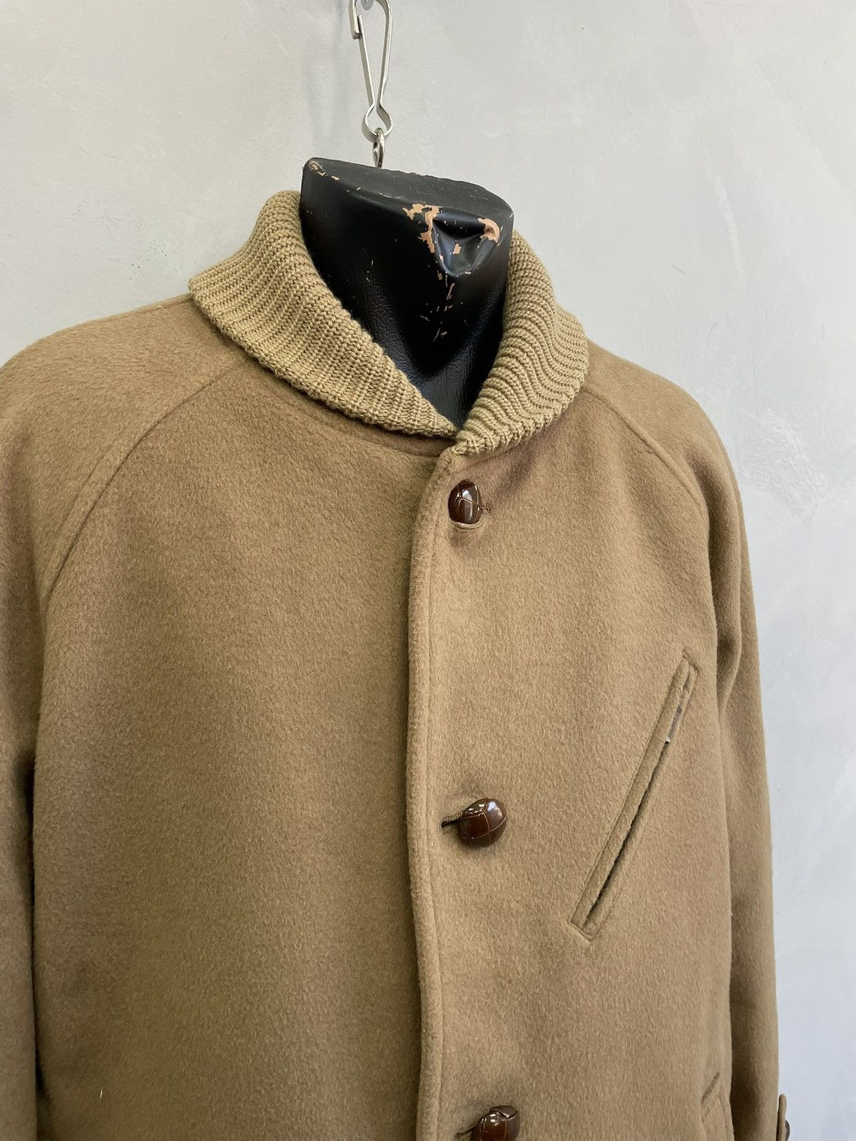McGregor Vintage McGregor Long classic england Wool Coat 90s Italy Size US L / EU 52-54 / 3 - 3 Thumbnail