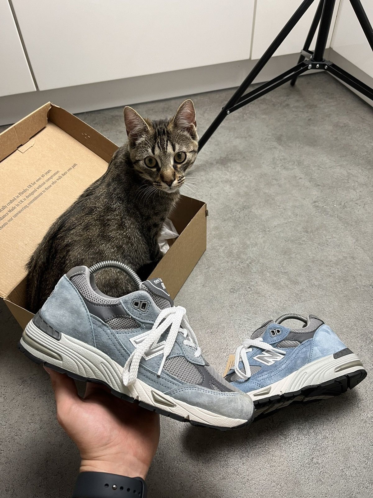 Japanese Brand × New Balance Sneakers New Balance 991 made in England new Size US 7 / IT 37 - 1 Thumbnail