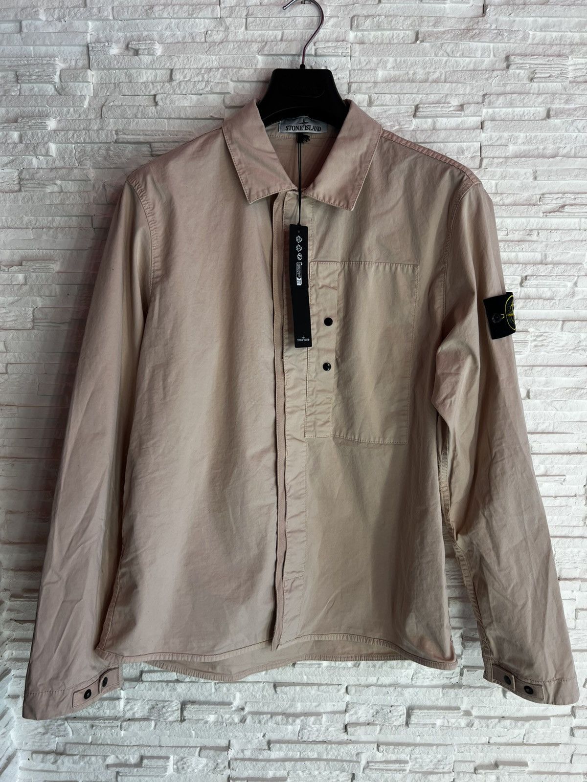 Stone Island Stone Island Overshirt Supima Cotton Pink M NWT Size US M / EU 48-50 / 2 - 4 Thumbnail