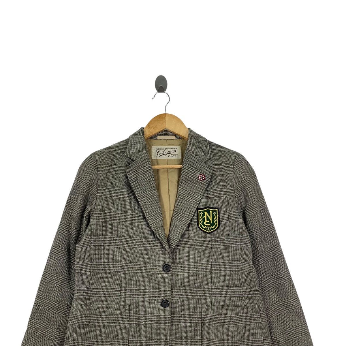 Vintage Vintage YOSHIGAWA NIHONBASHI IOKIO Glen Plaid Pattern Blazer Size S / US 4 / IT 40 - 2 Thumbnail