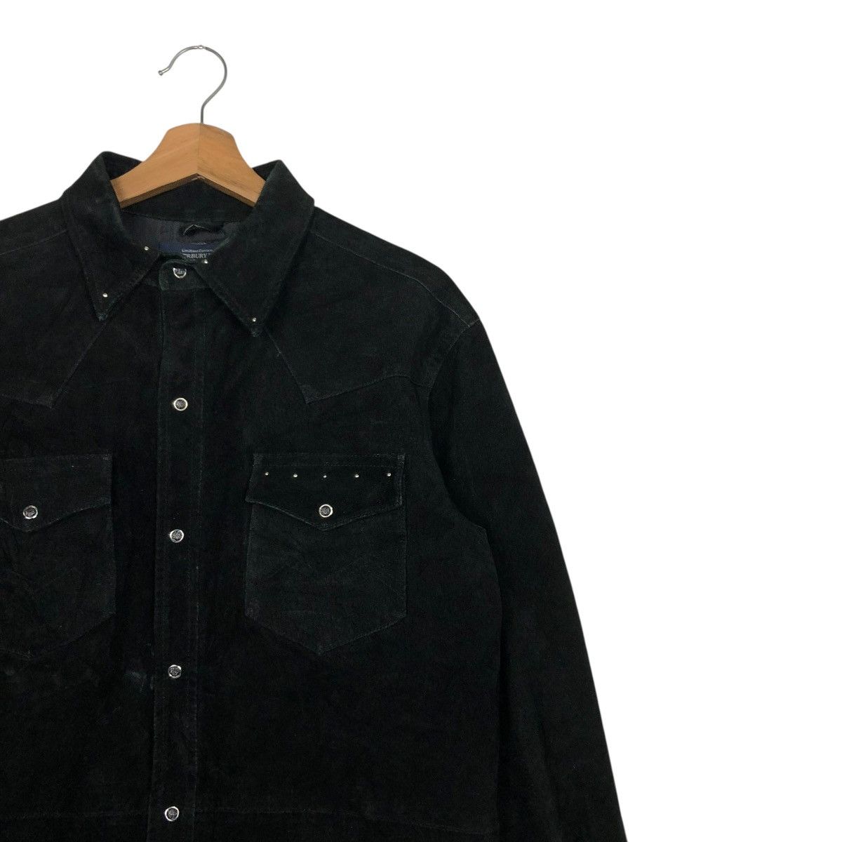 Japanese Brand 🔥RICH BLACK VINTAGE CHORE LEATHER JACKET CANTERBURY CROSS Size US M / EU 48-50 / 2 - 8 Thumbnail