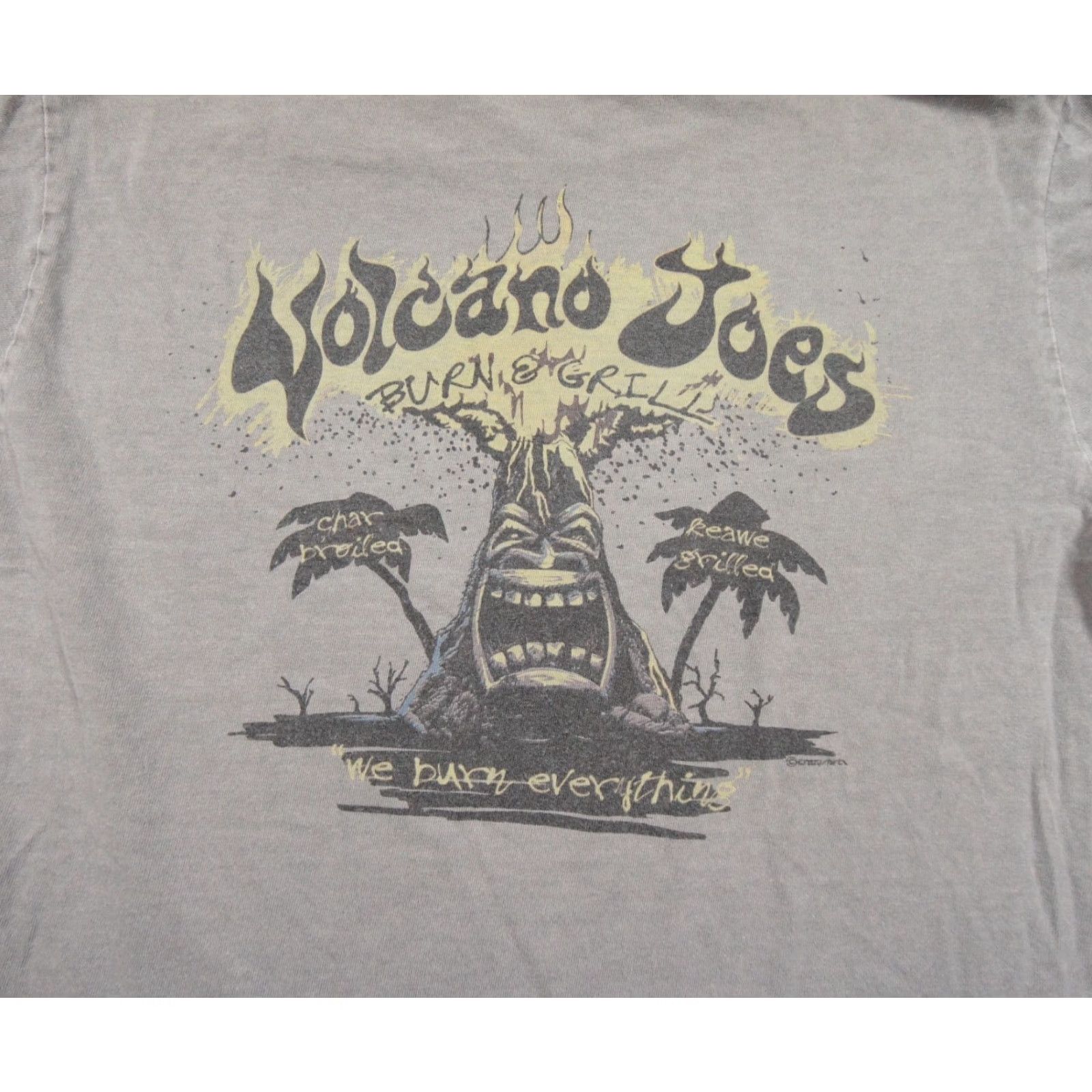 Vintage Crazy Shirts Hawaiian T-Shirt for Men, Size Small, Gray, Casual Tee Size US S / EU 44-46 / 1 - 2 Thumbnail
