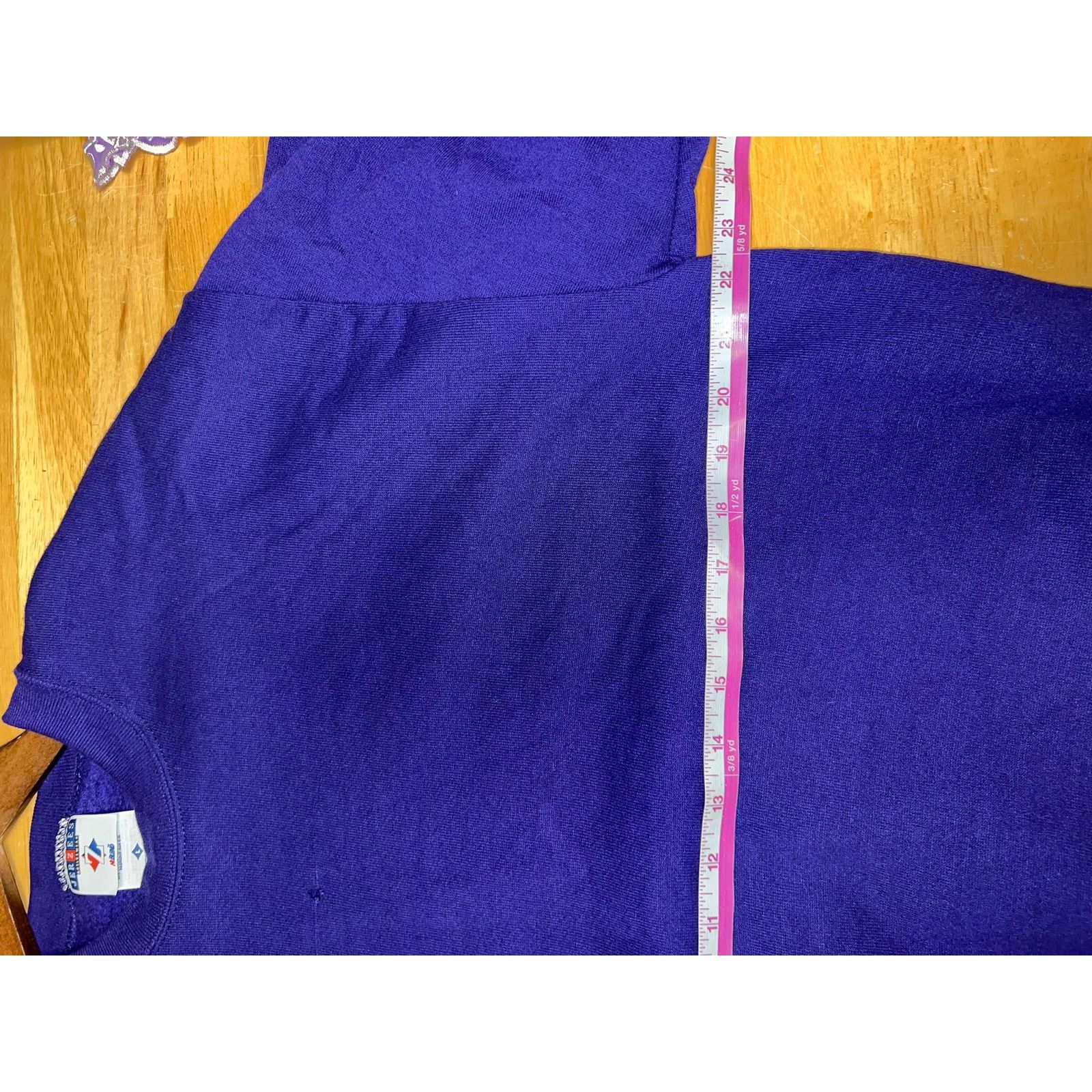 Vintage Vintage Purple Blank Sweatshirt Crewneck Jerzees 90s VTG L Size US L / EU 52-54 / 3 - 7 Thumbnail