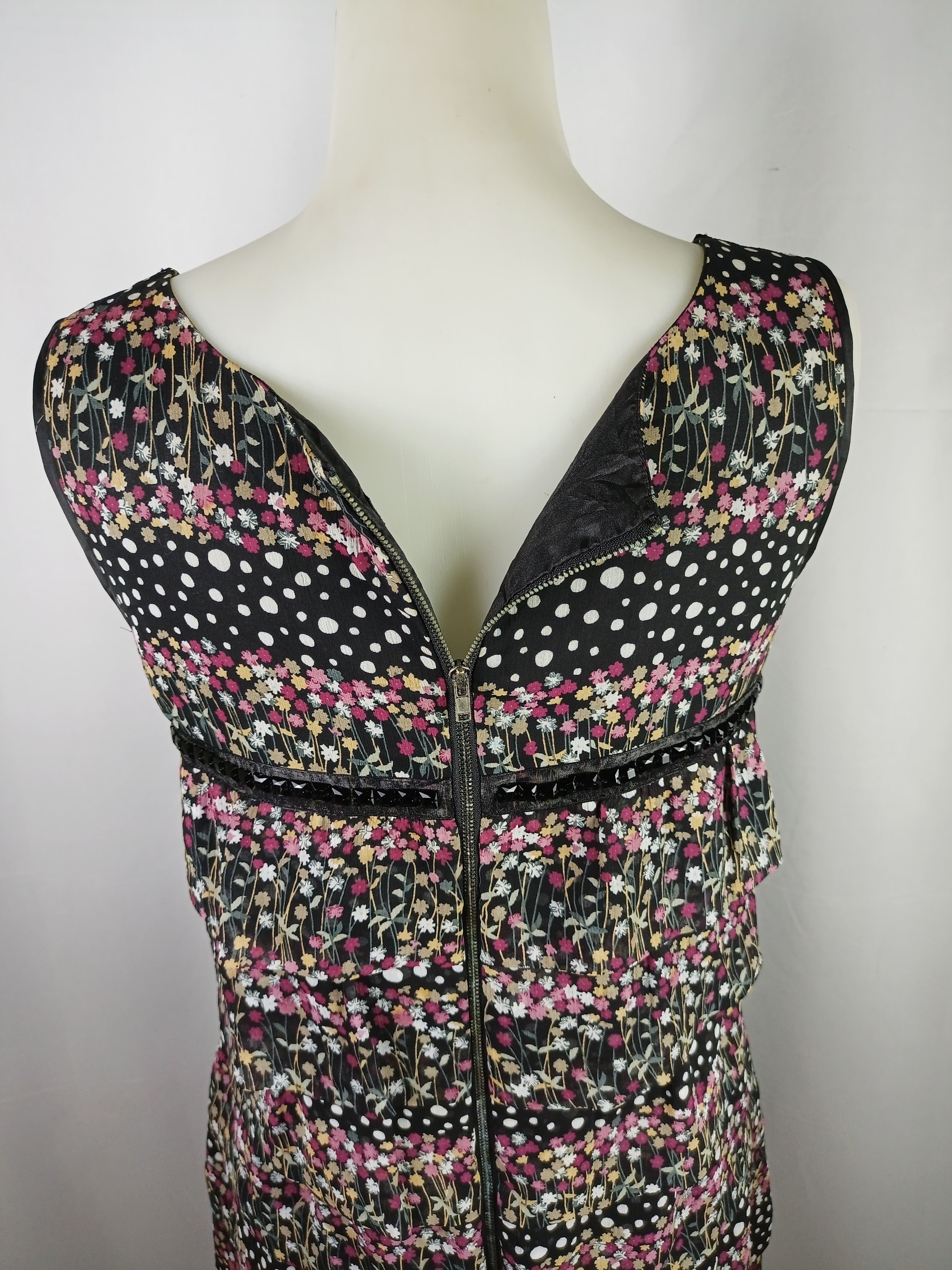 Japanese Brand × Vintage MIND BRIDGE Floral & Polka Dots Print Sleeveless Dress Size M / US 6-8 / IT 42-44 - 13 Thumbnail